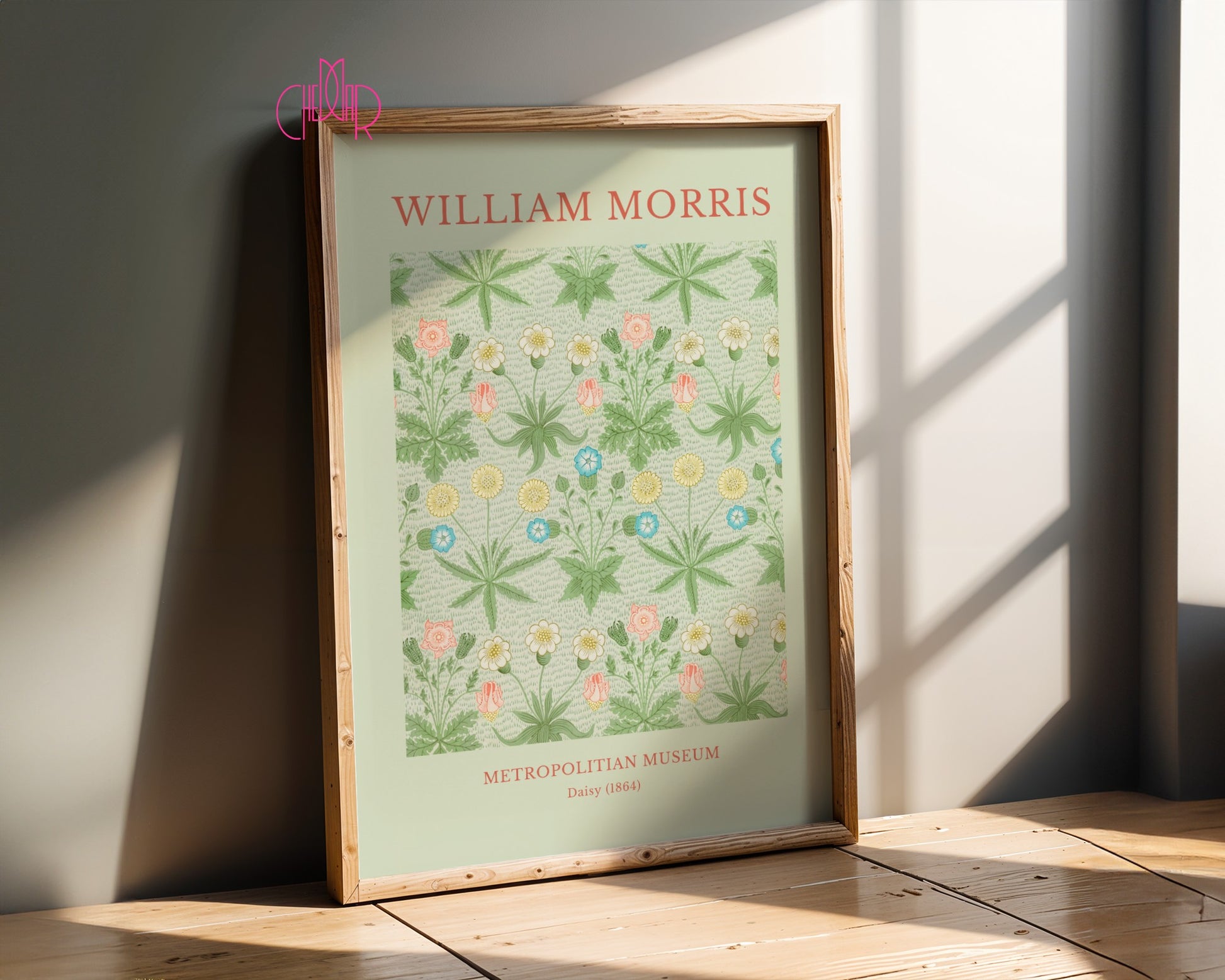 Poster William Morris – Metropolitan Museum, Daisy, 1864