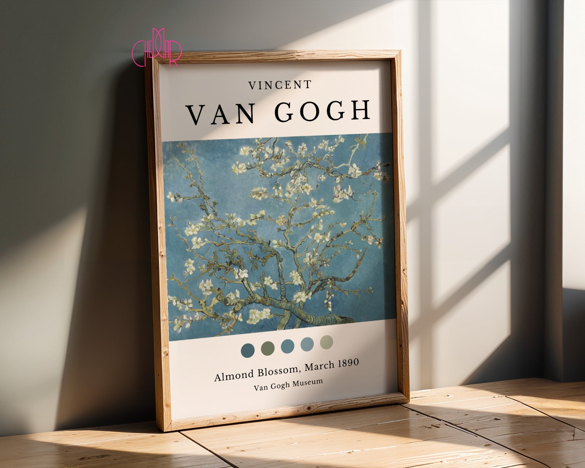 Vincent Van Gogh Blossoming Almonds poster, Van Gogh Museum