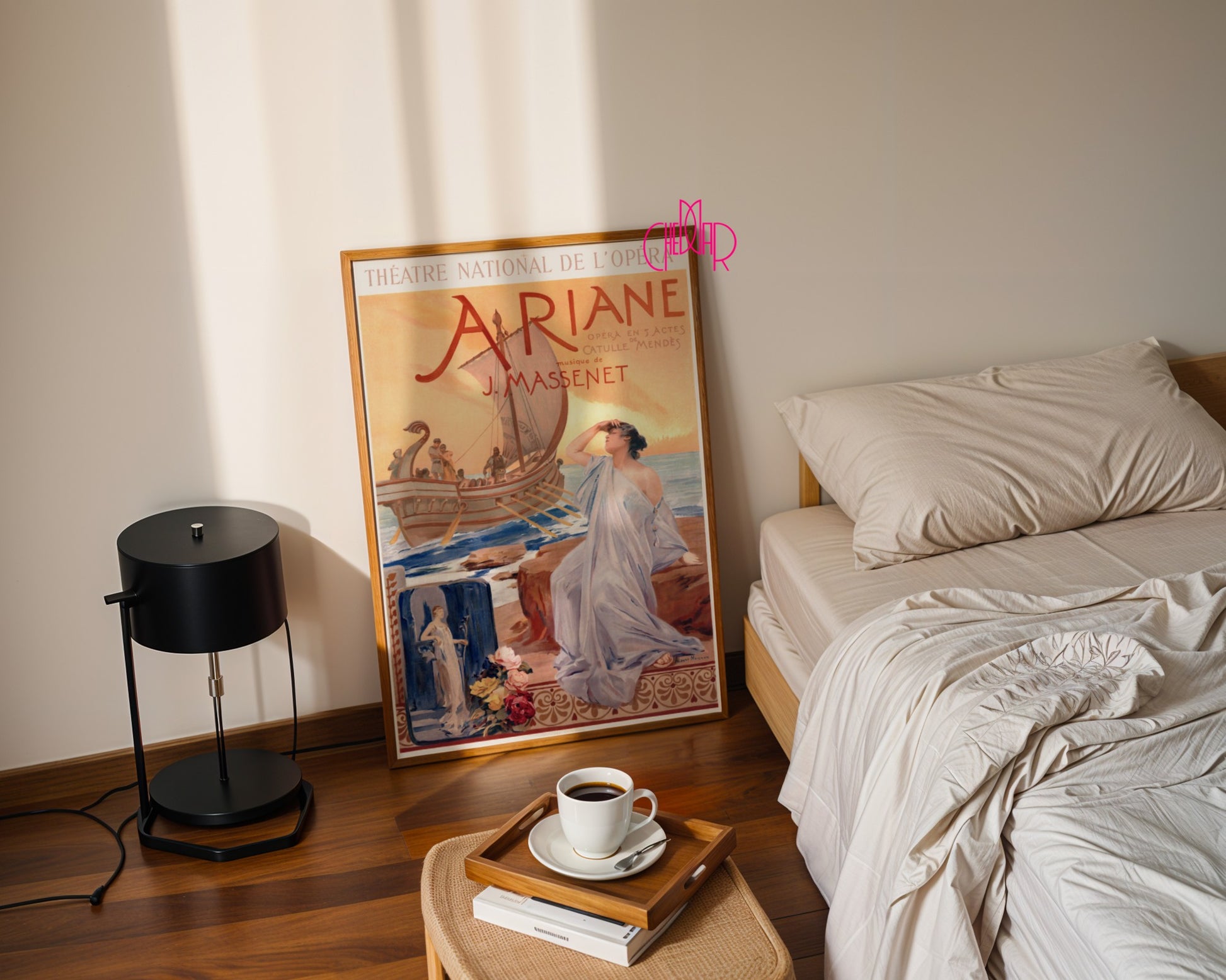 Art Nouveau poster – Ariane – Théâtre National de l'Opéra, 1865