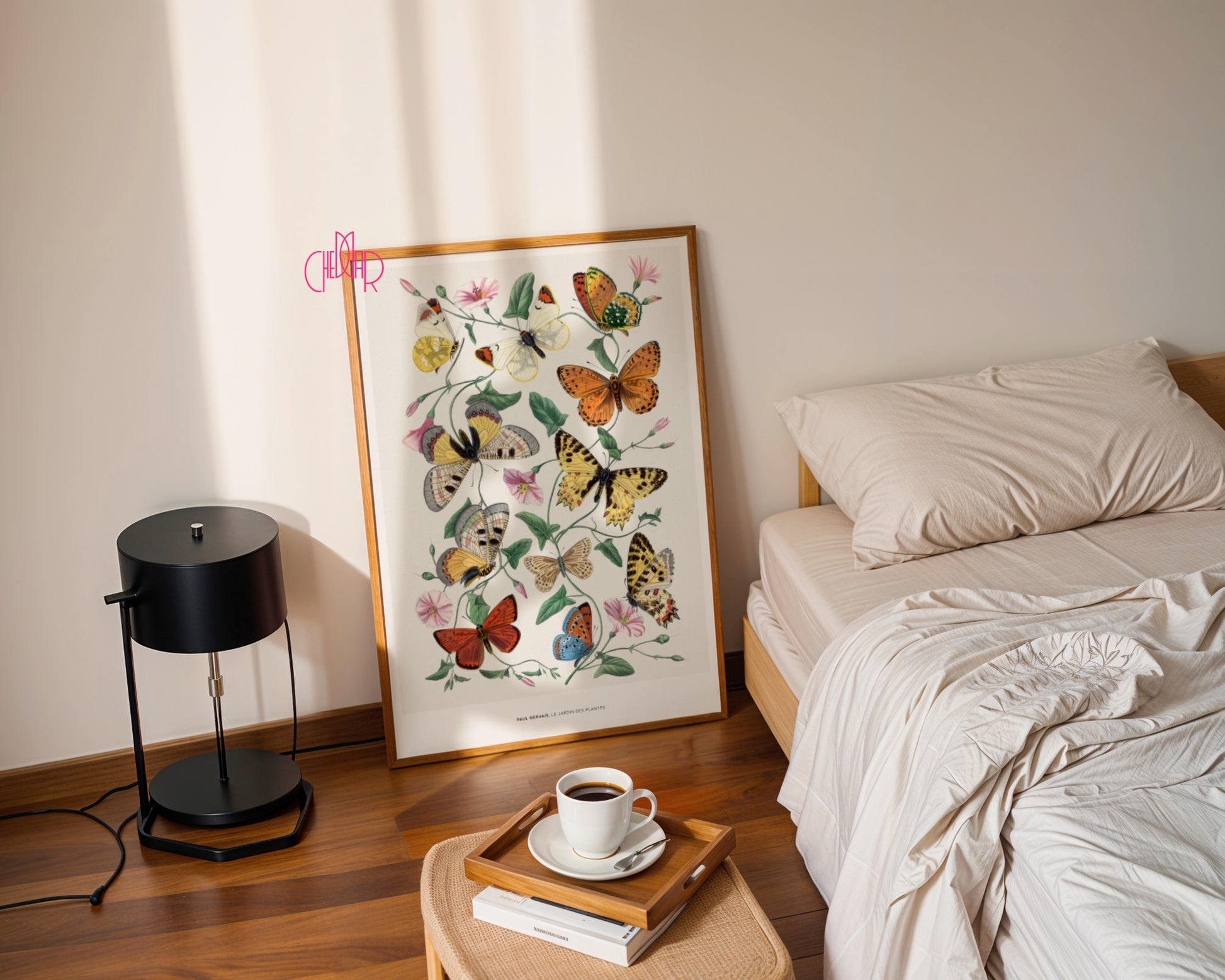 Butterfly Garden Guide - Nature Poster by Paul Gervais