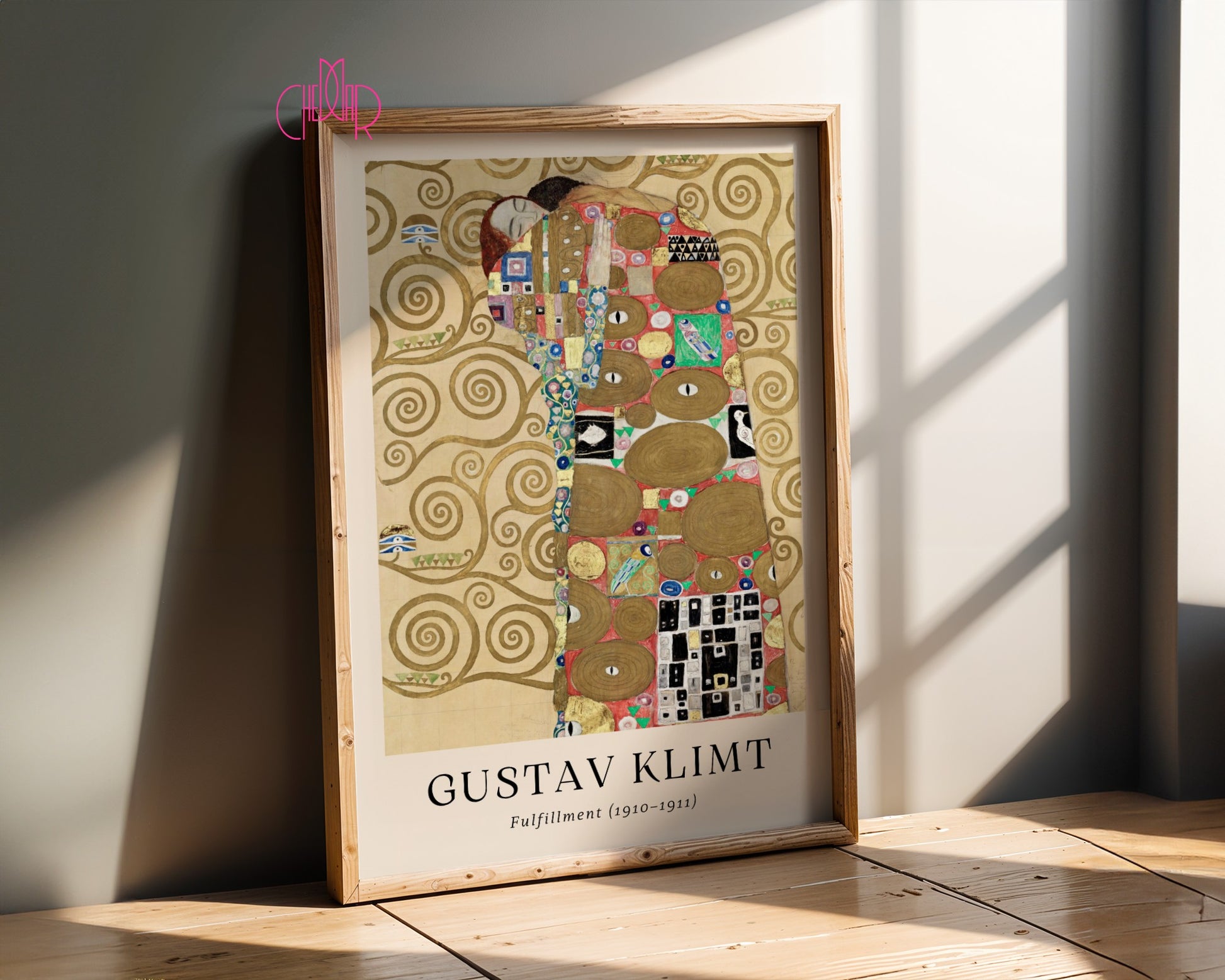 Poster Gustav Klimt Fulfillment, fulfillment, contemporary art