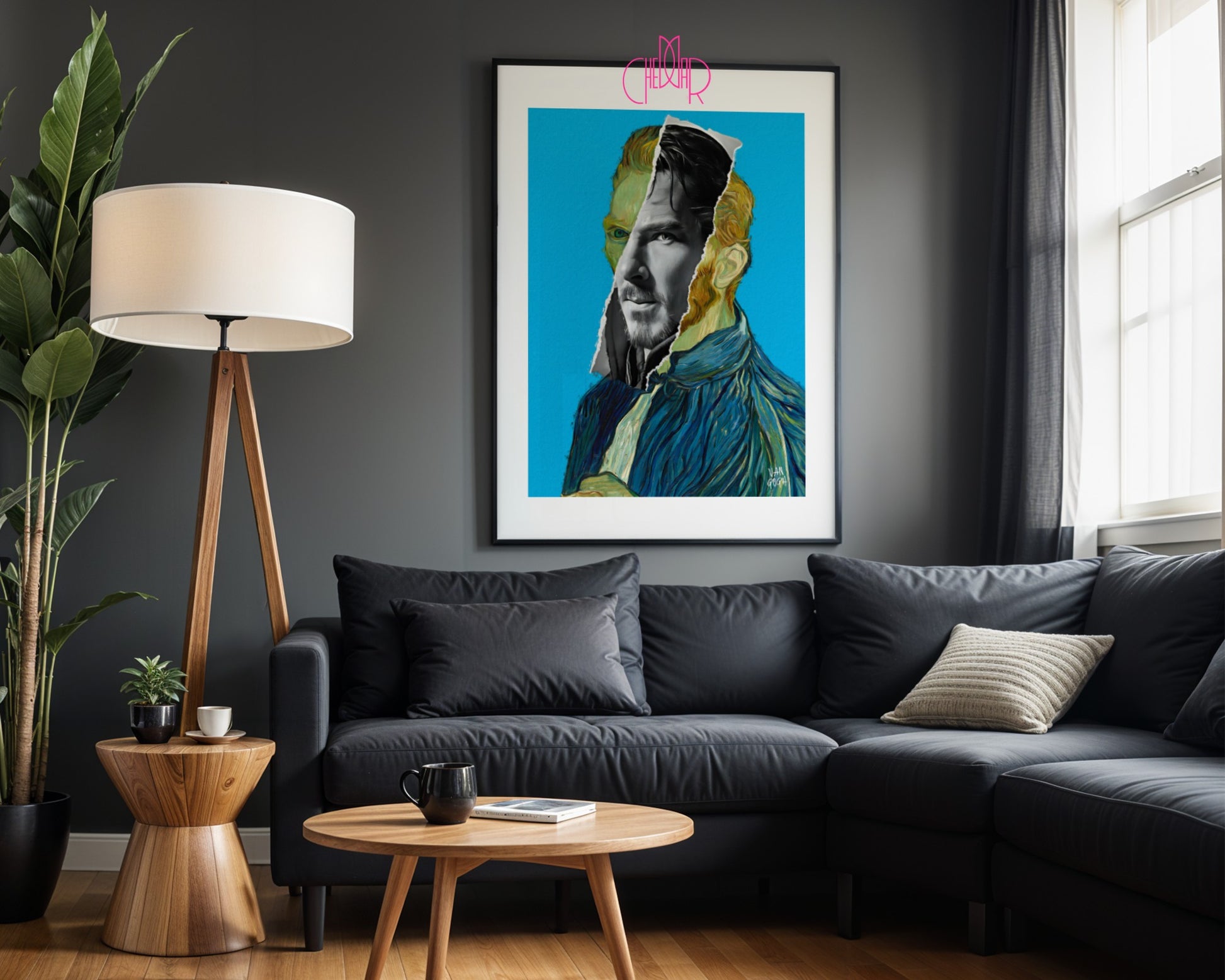Poster "Self-portrait of Vincent van Gogh" contemporary, avant-garde art 