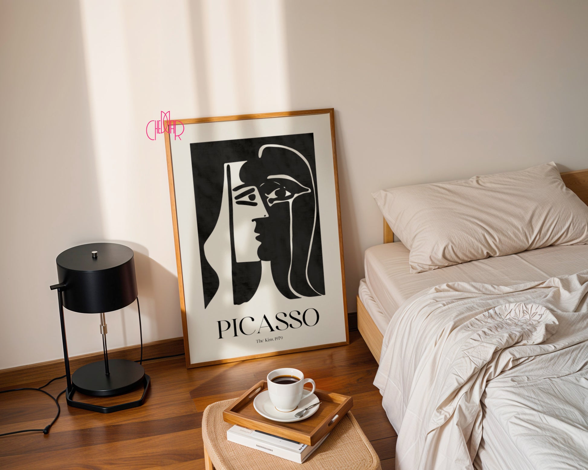 Picasso – The Kiss 1979 | Monochrome Gallery Poster
