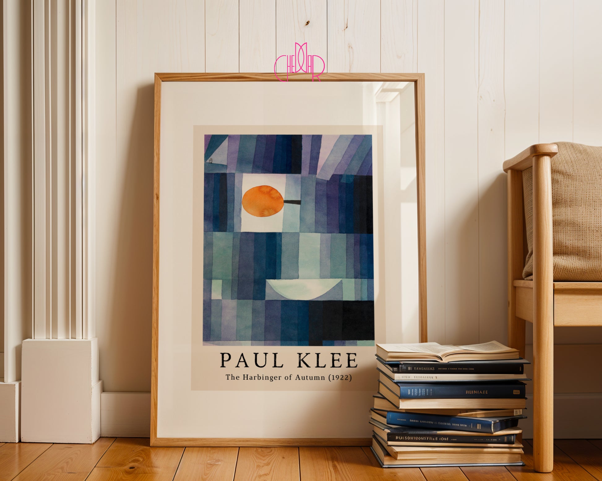 Paul Klee's poster The Harbinger of Autumn 1922, cubism, abstraction