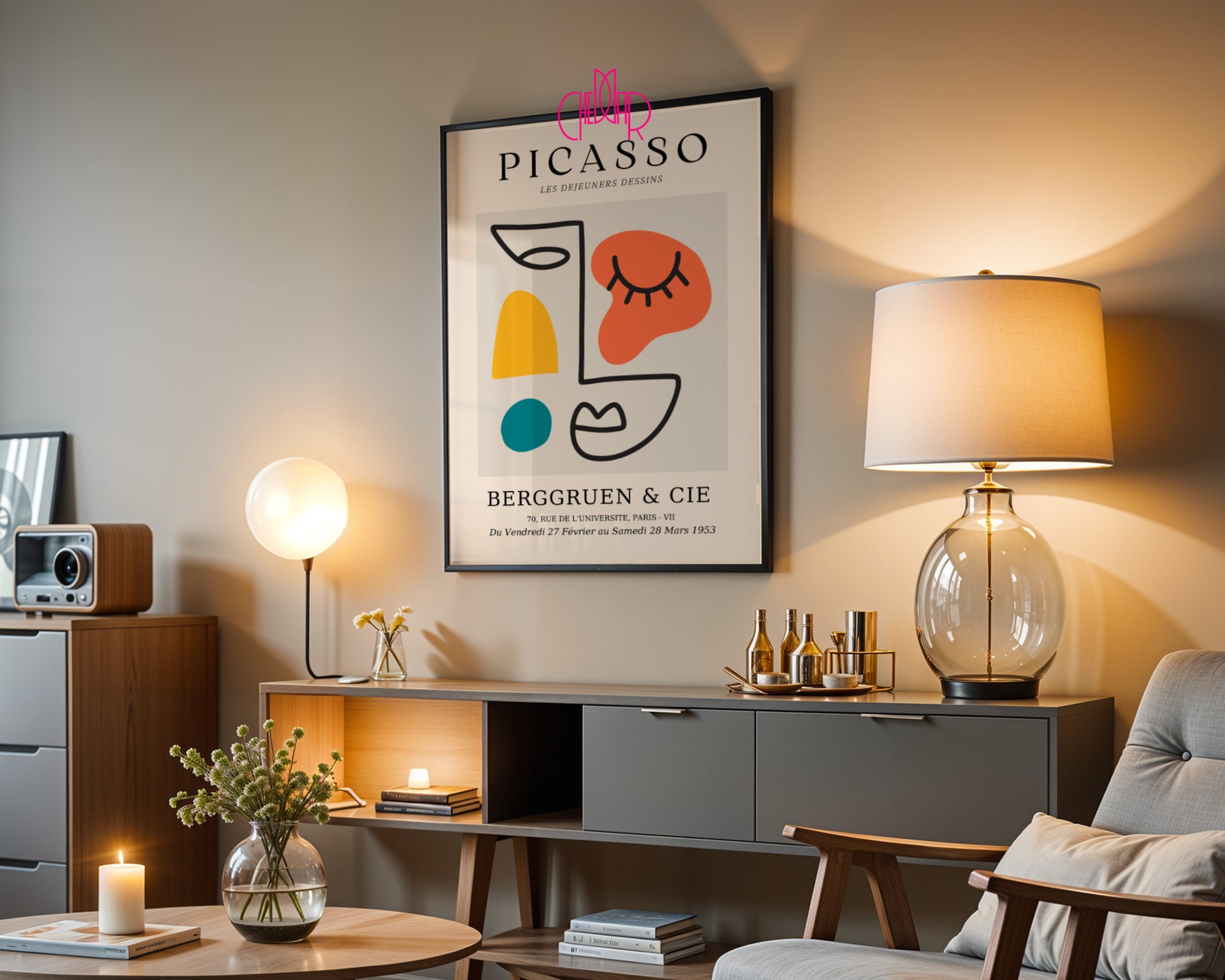 Pablo Picasso – Berggruen & Cie Geometric Muse Sketch