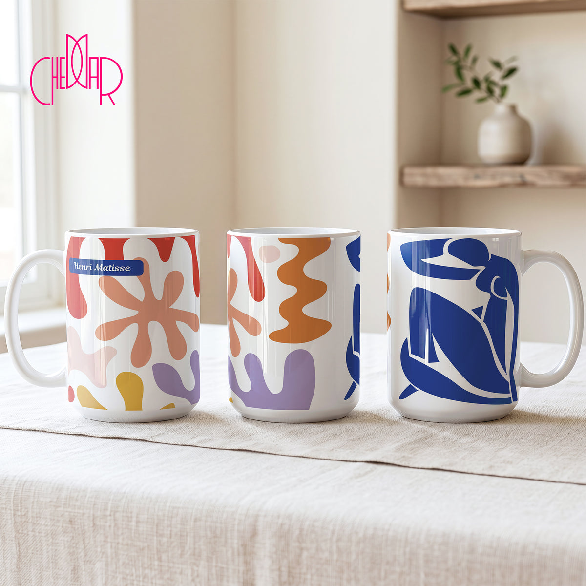 Henri Matisse Blue Nude (Nu bleu) - Ceramic Art Mug | CheddarArt