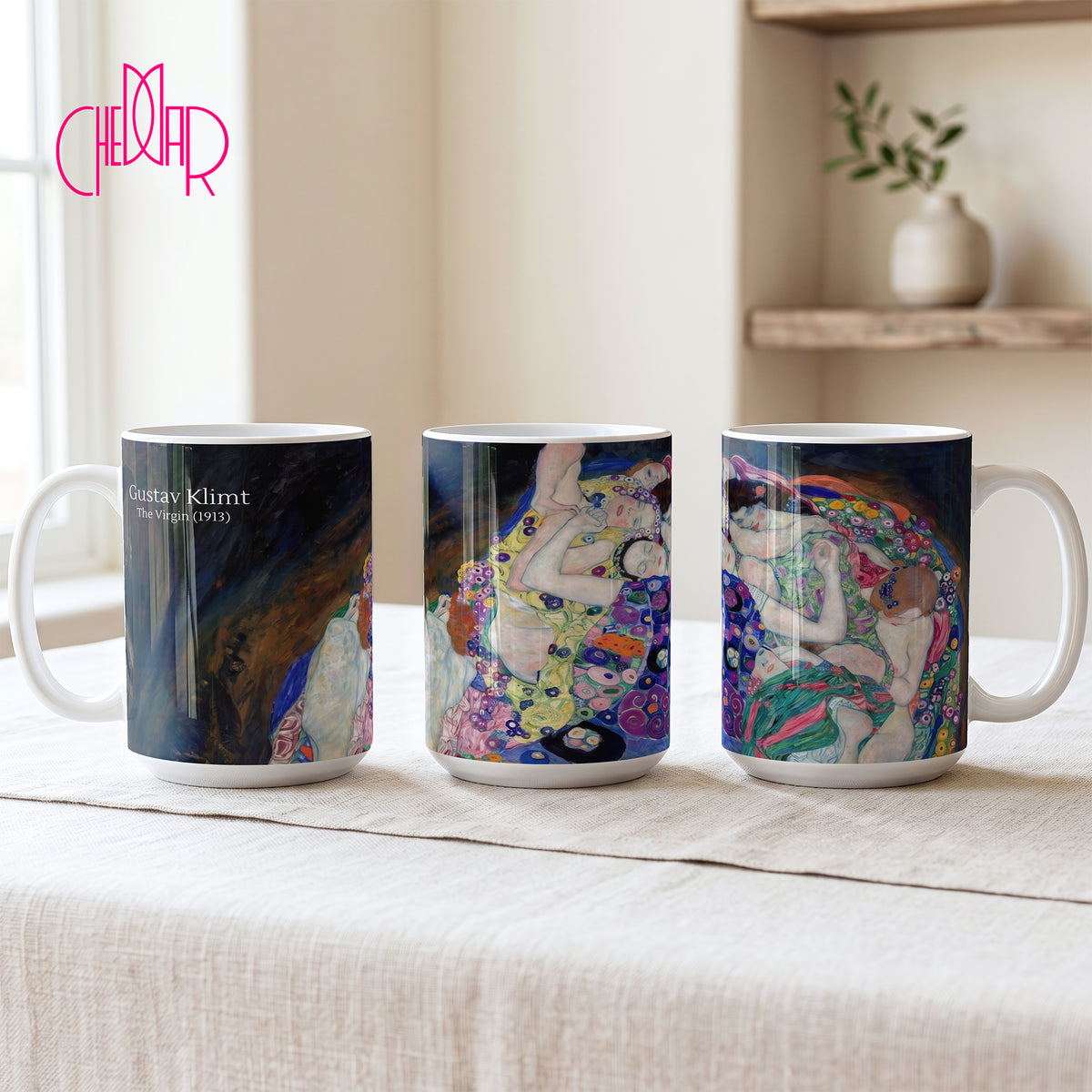 Gustav Klimt The Virgin (1913) - Ceramic Art Coffee Mug | CheddarArt