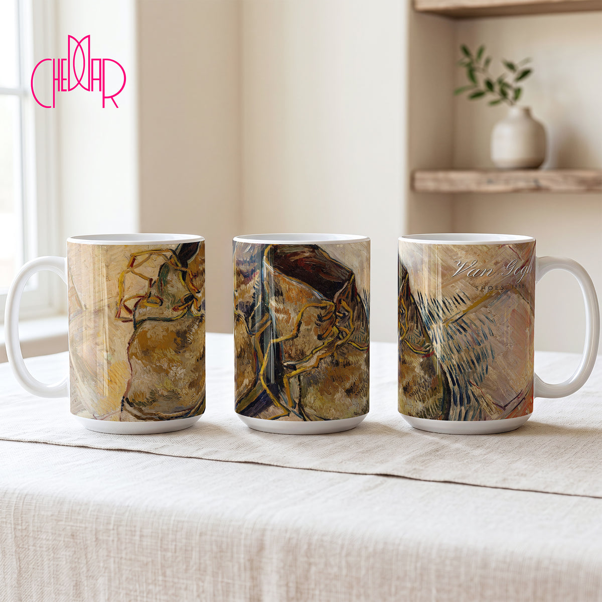 Van Gogh Shoes 1888 - Ceramic Art Coffee Mug | CheddarArt