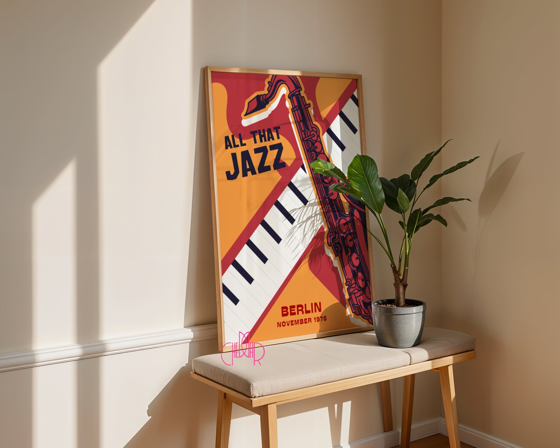 Music poster from the All That Jazz series, Berlin 1976