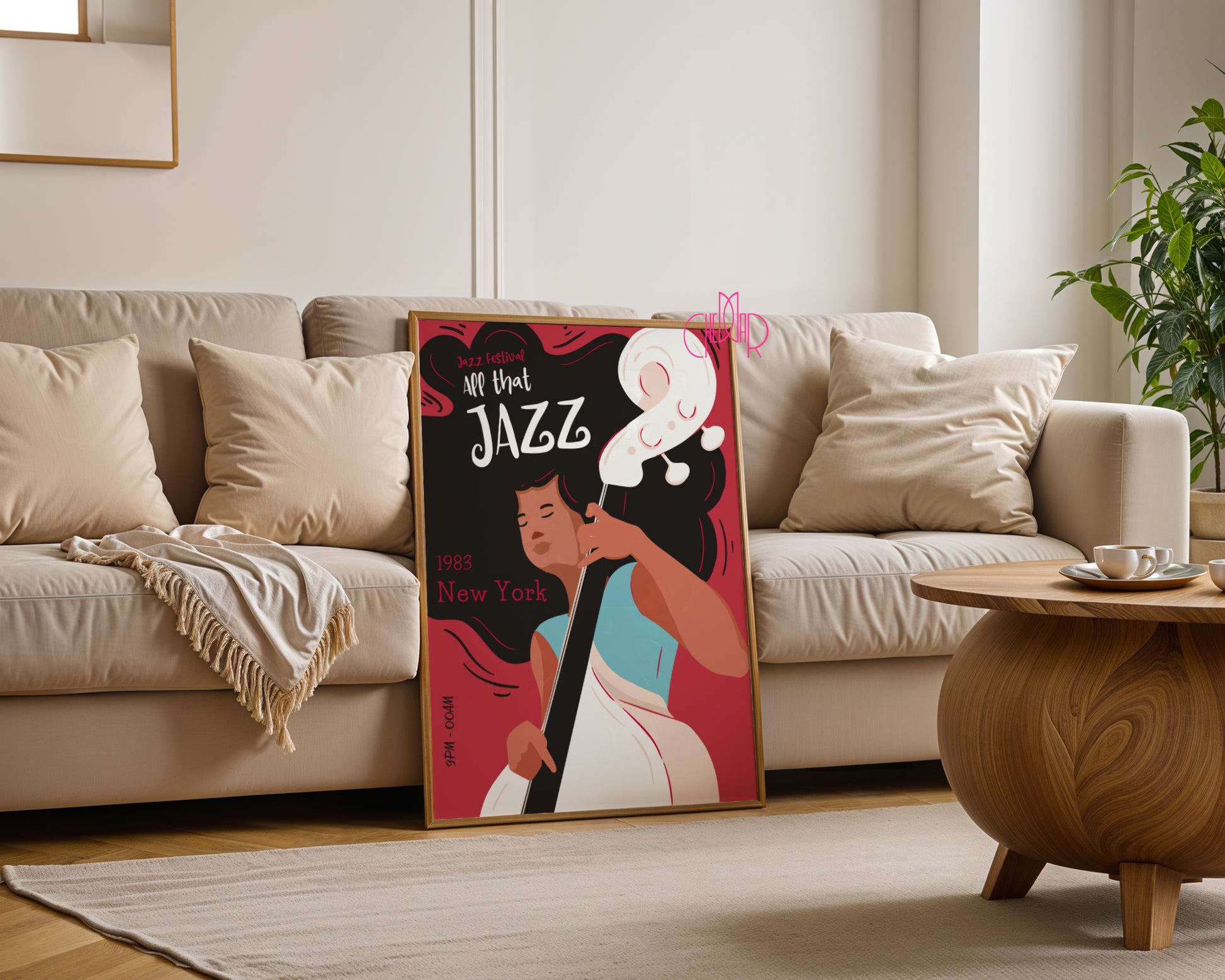 All That Jazz Music Poster, New York Jazz Festival 1983