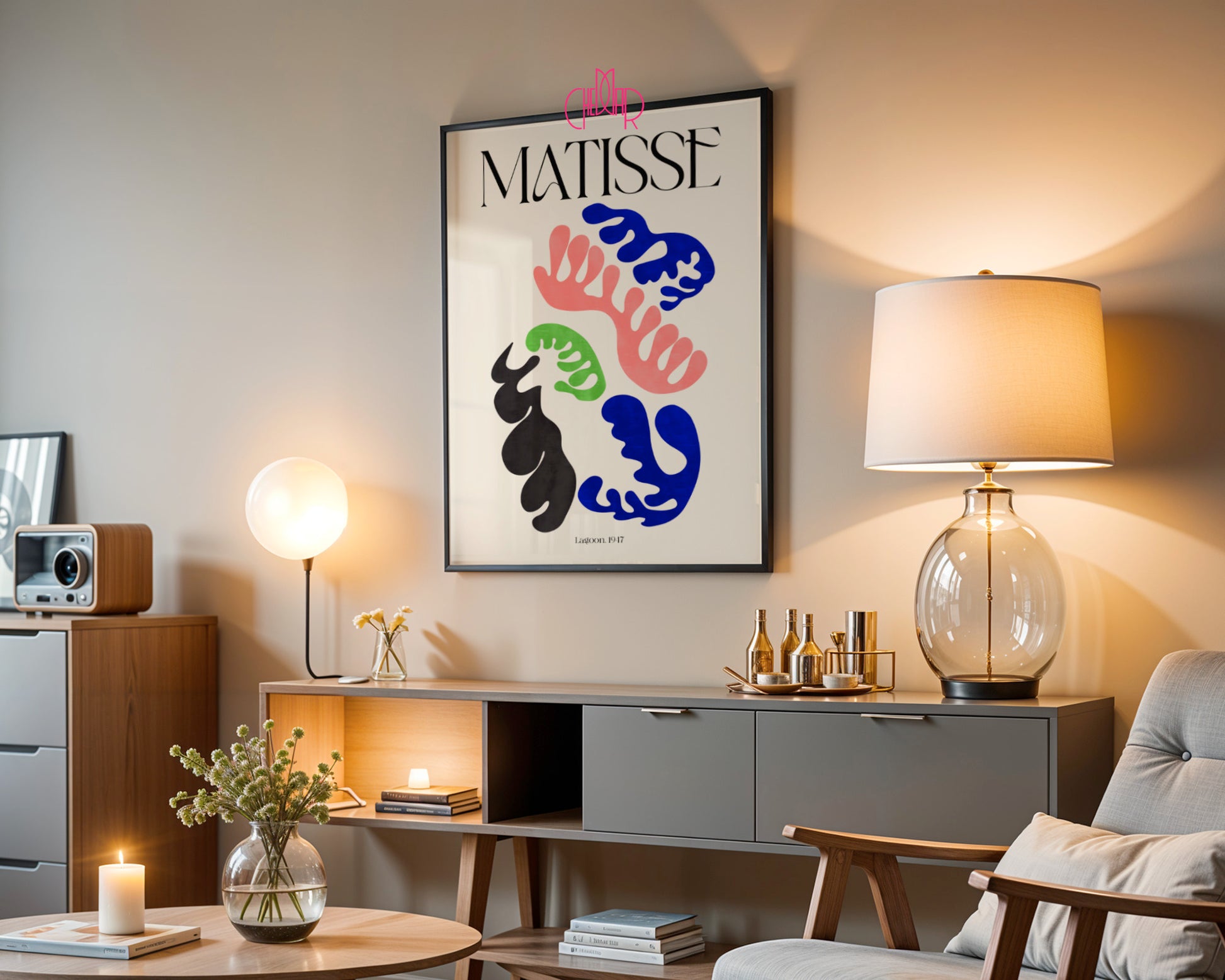 Matisse – Lagoon (Laguna z cyklu Jazz) 1947 | Plakat Galeryjny Océan