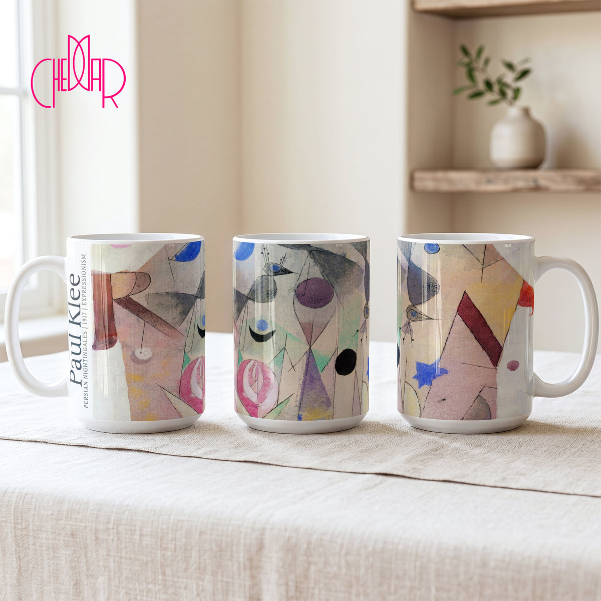 Paul Klee Persian Nightingales - Ceramic Art Mug | CheddarArt