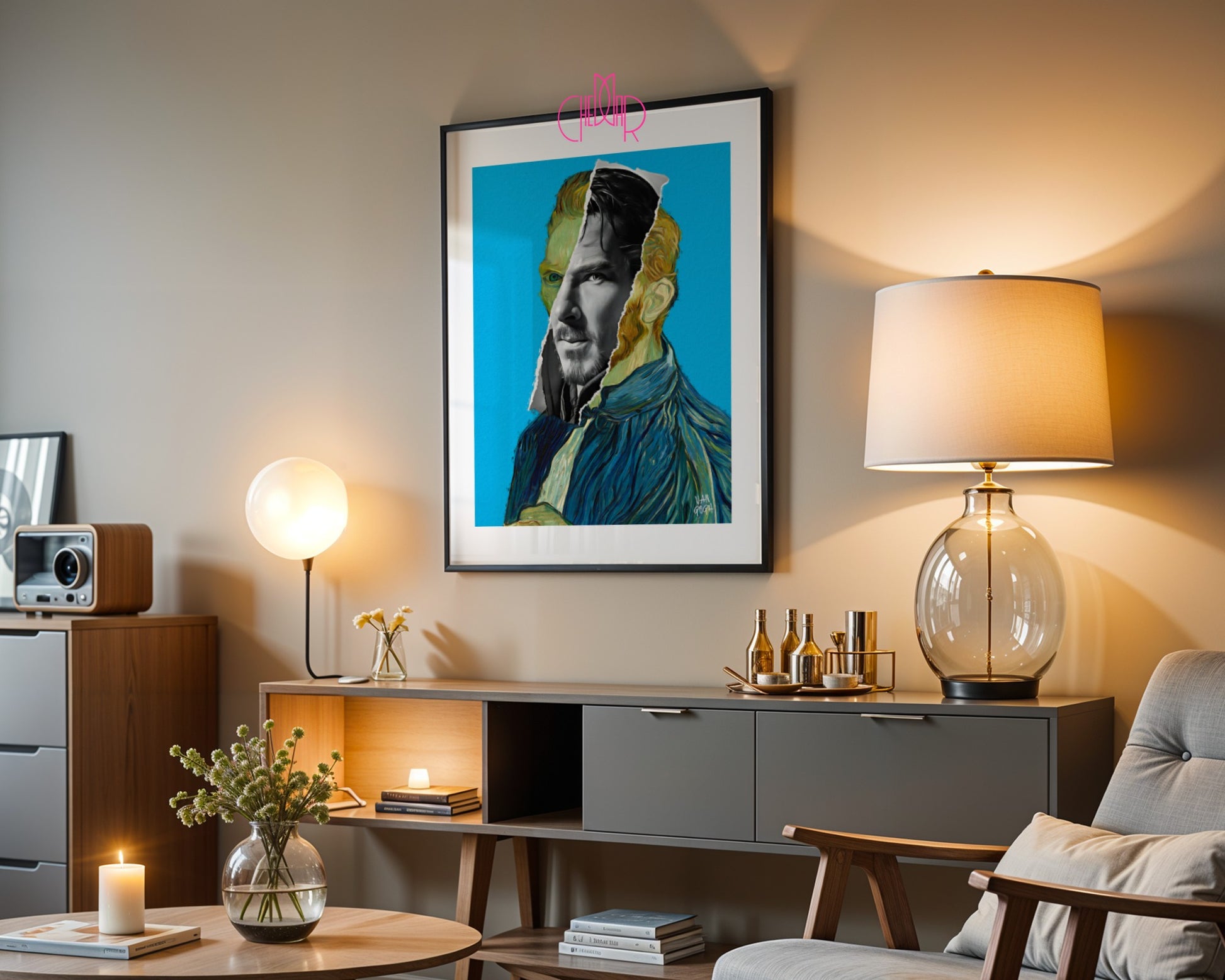 Poster "Self-portrait of Vincent van Gogh" contemporary, avant-garde art 