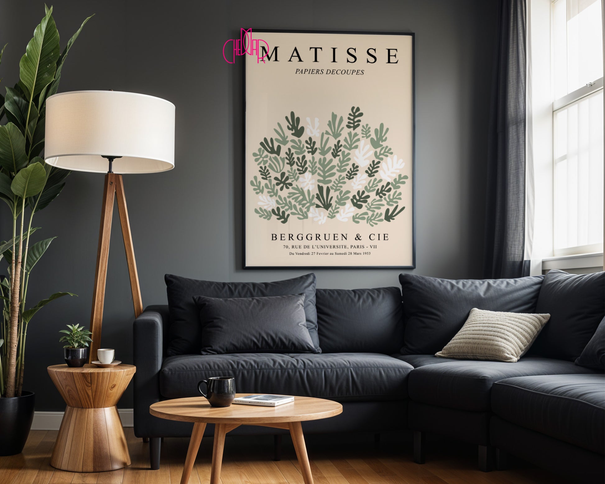 Matisse Flowers & Plants – Berggruen & Cie Exhibition Poster