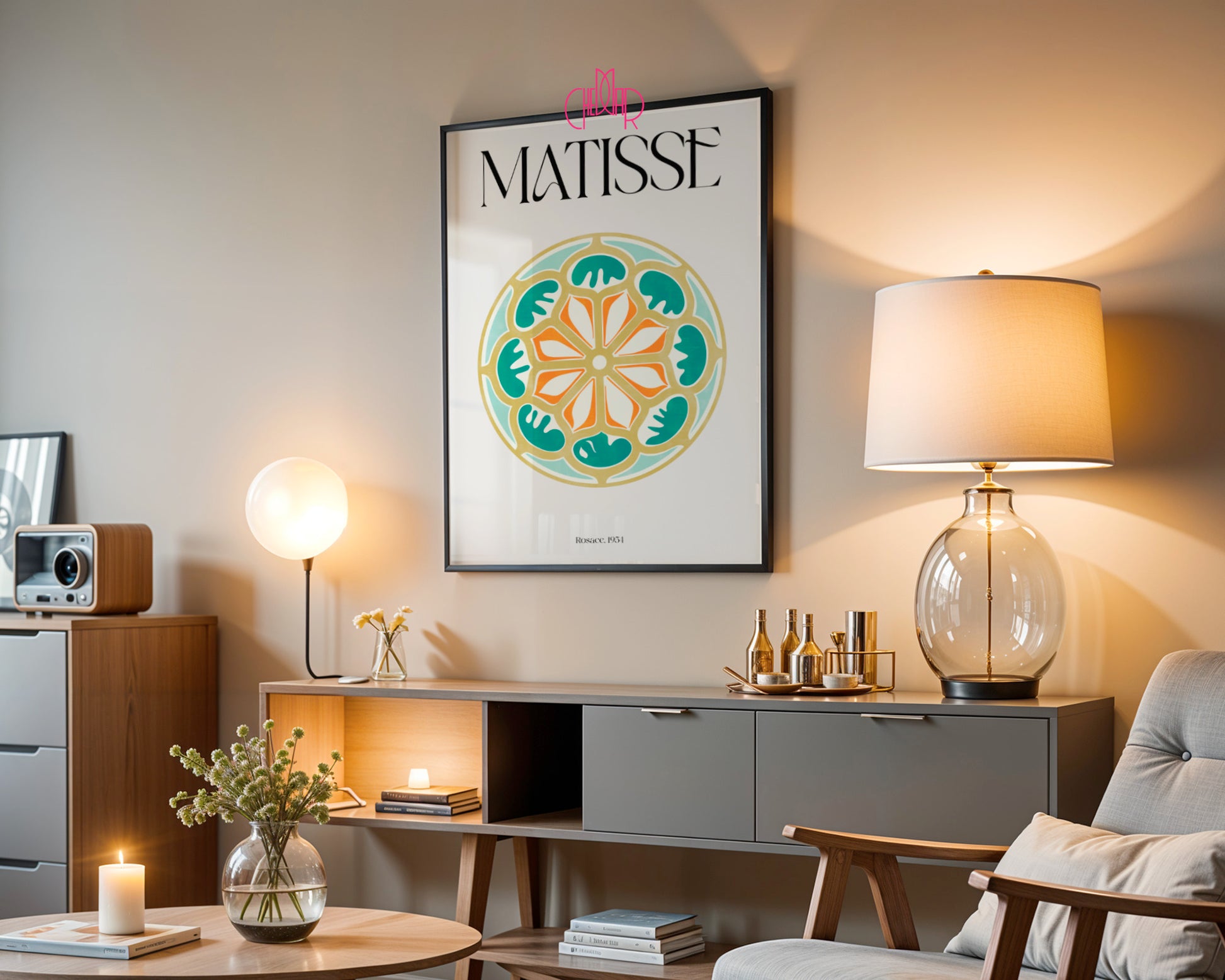 Matisse – Rosace (Różyca) 1954 | Plakat Galeryjny Cut-Out