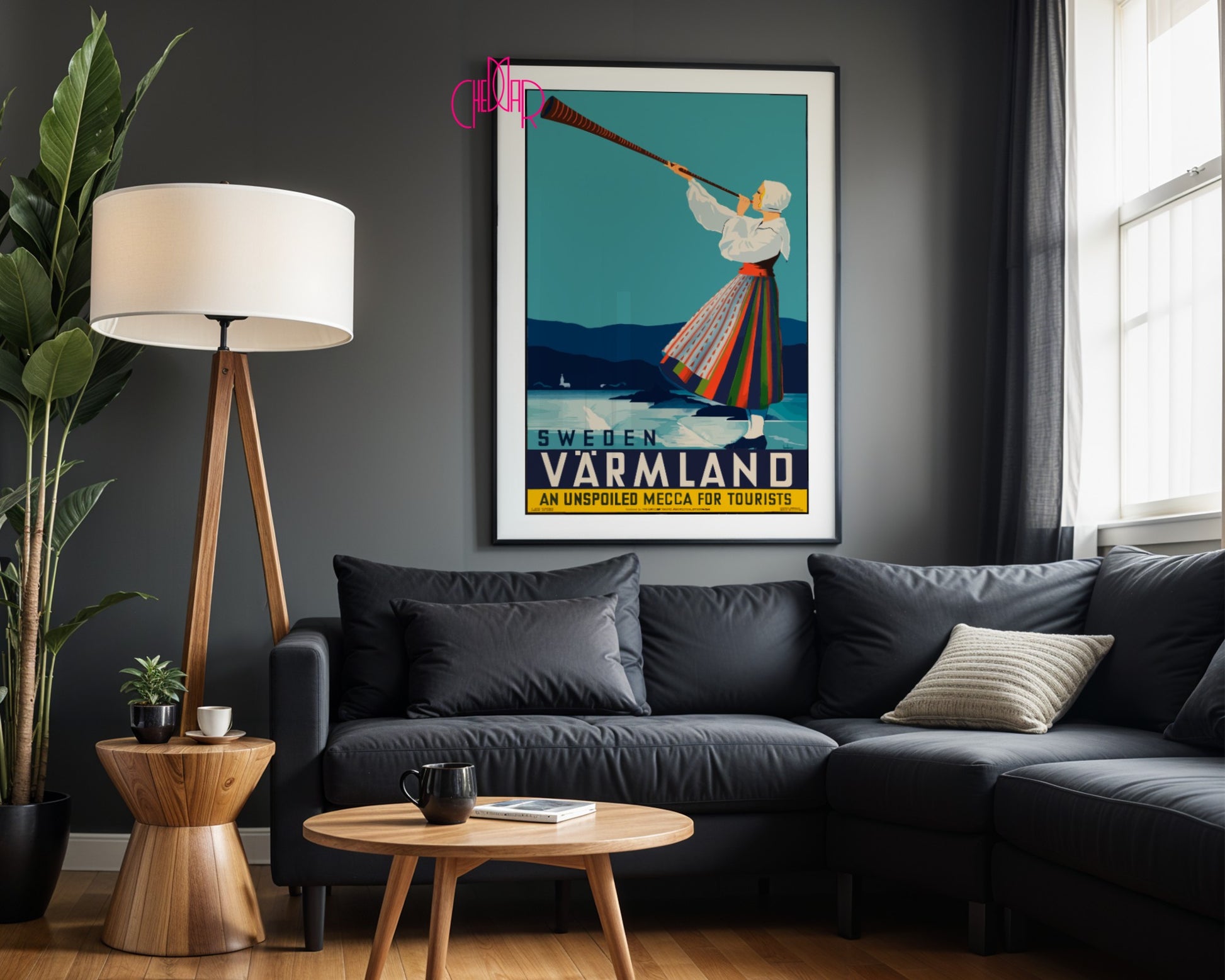 Poster "Sweden – Värmland" – Sweden, Vintage/Retro
