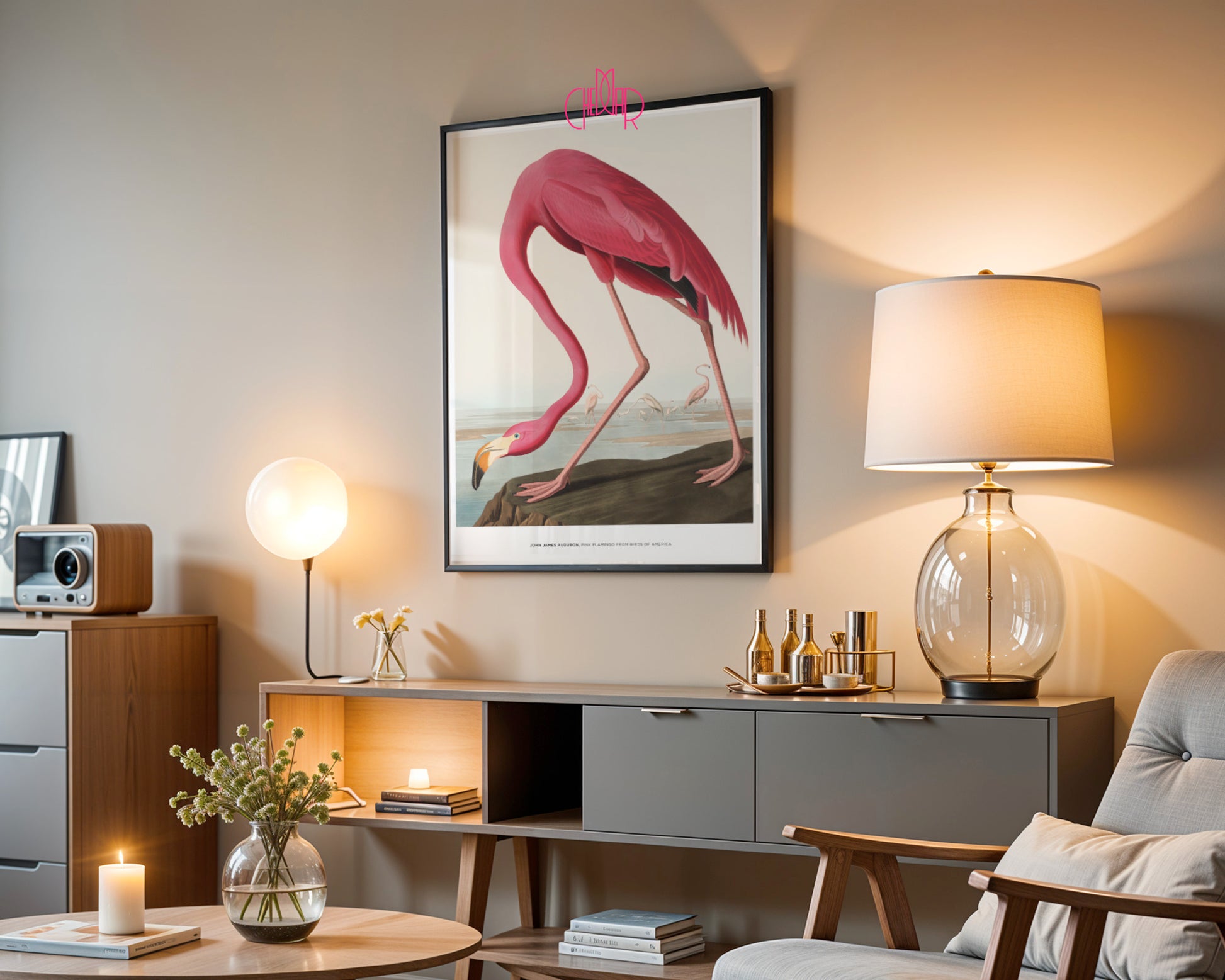 John James Audubon – Pink Flamingo