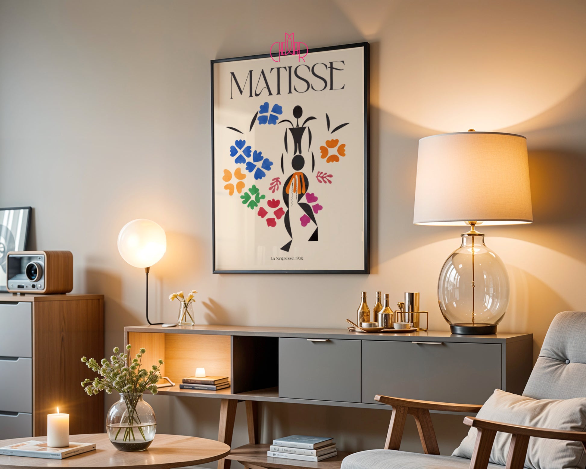 Tańczące Formy: Floral Silhouette – Matisse, La Négresse Composition