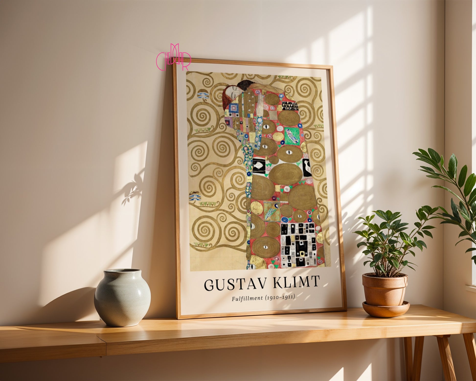 Poster Gustav Klimt Fulfillment, fulfillment, contemporary art