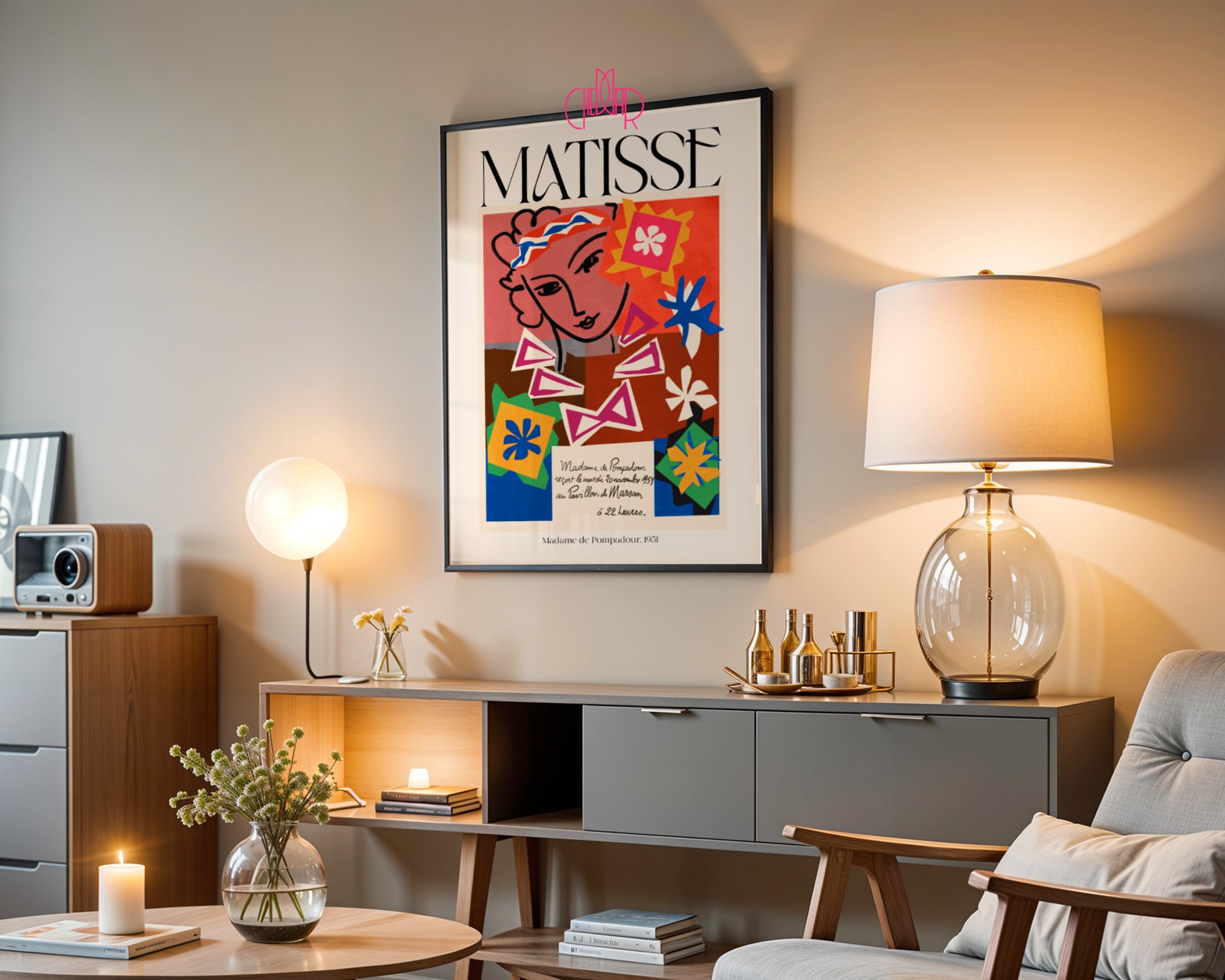 Matisse – Large Decoration with Masks (1953) | Plakat Galeryjny Floral