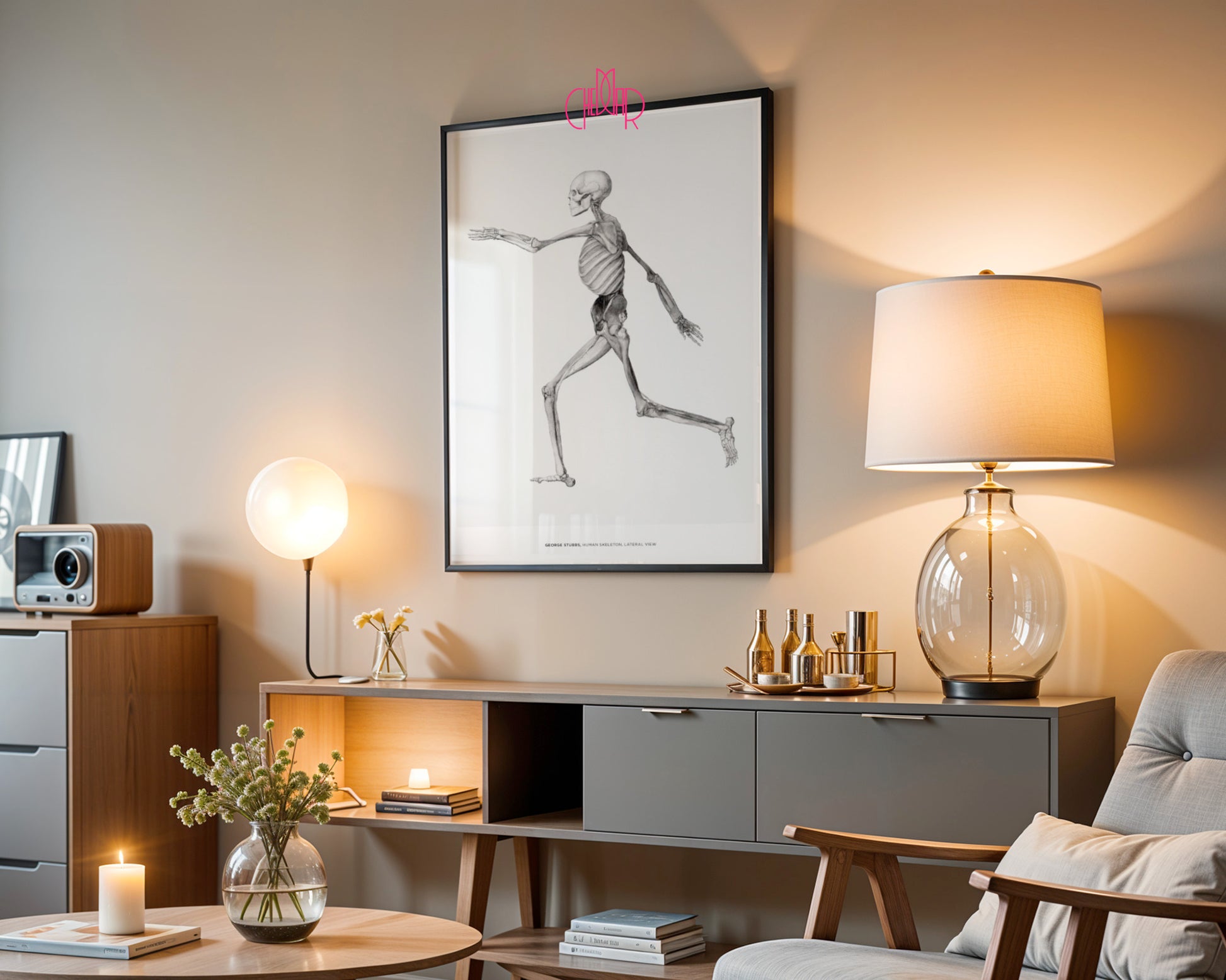 George Stubbs – Human Skeleton (Side View)