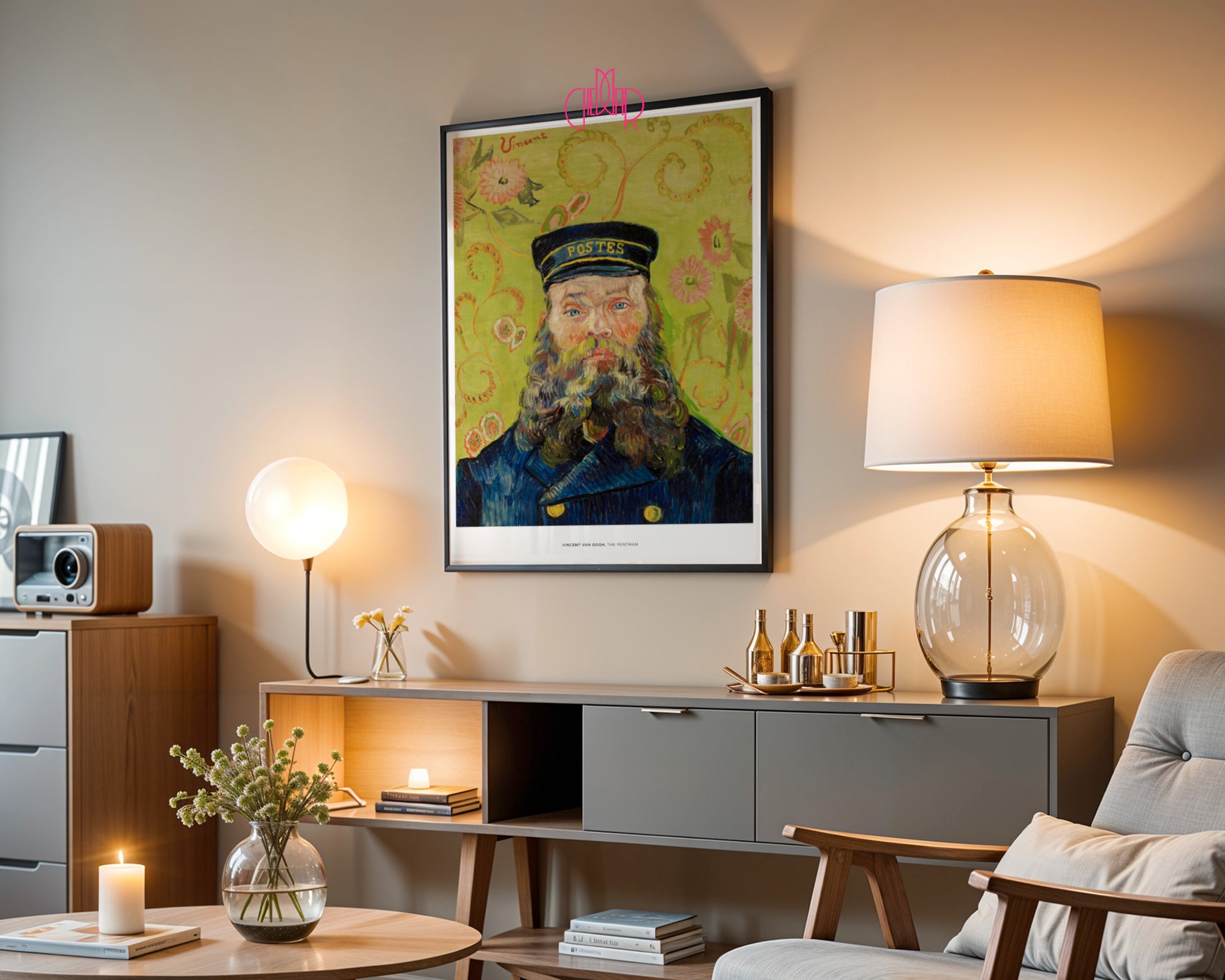 Vincent van Gogh – Portret Josepha Roulina (Listonosz)