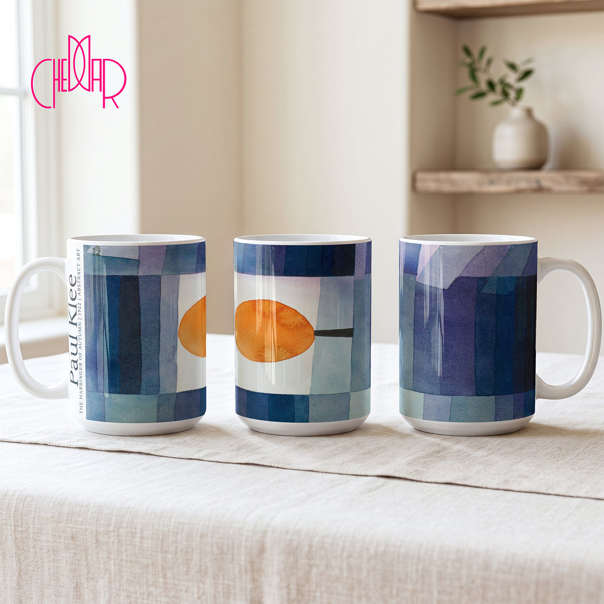 Paul Klee Harbinger of Autumn - Ceramic Art Mug | CheddarArt