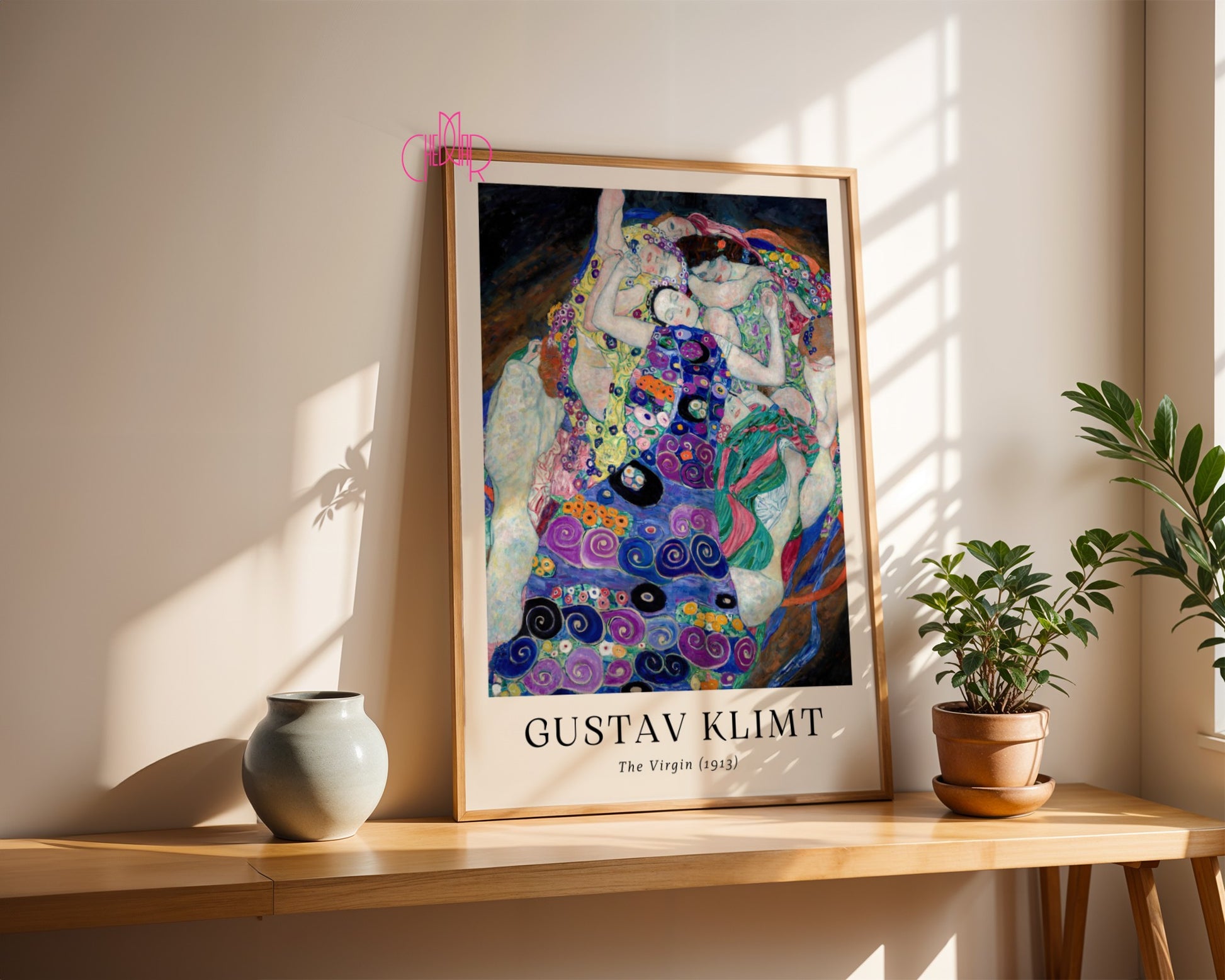 Poster Gustav Klimt The Virgin, virgin, contemporary art