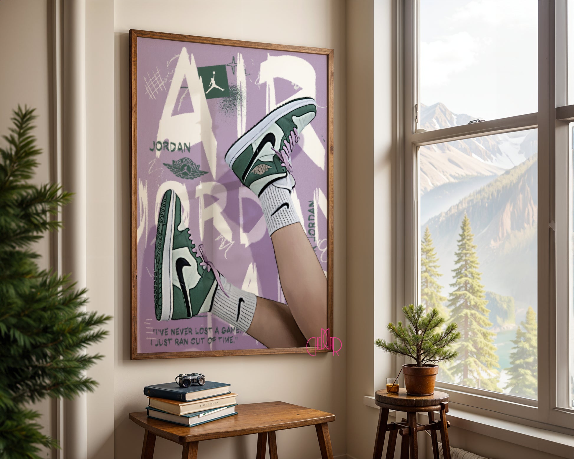 Jordan – Lavender Flight: Modern Streetwear Freshness