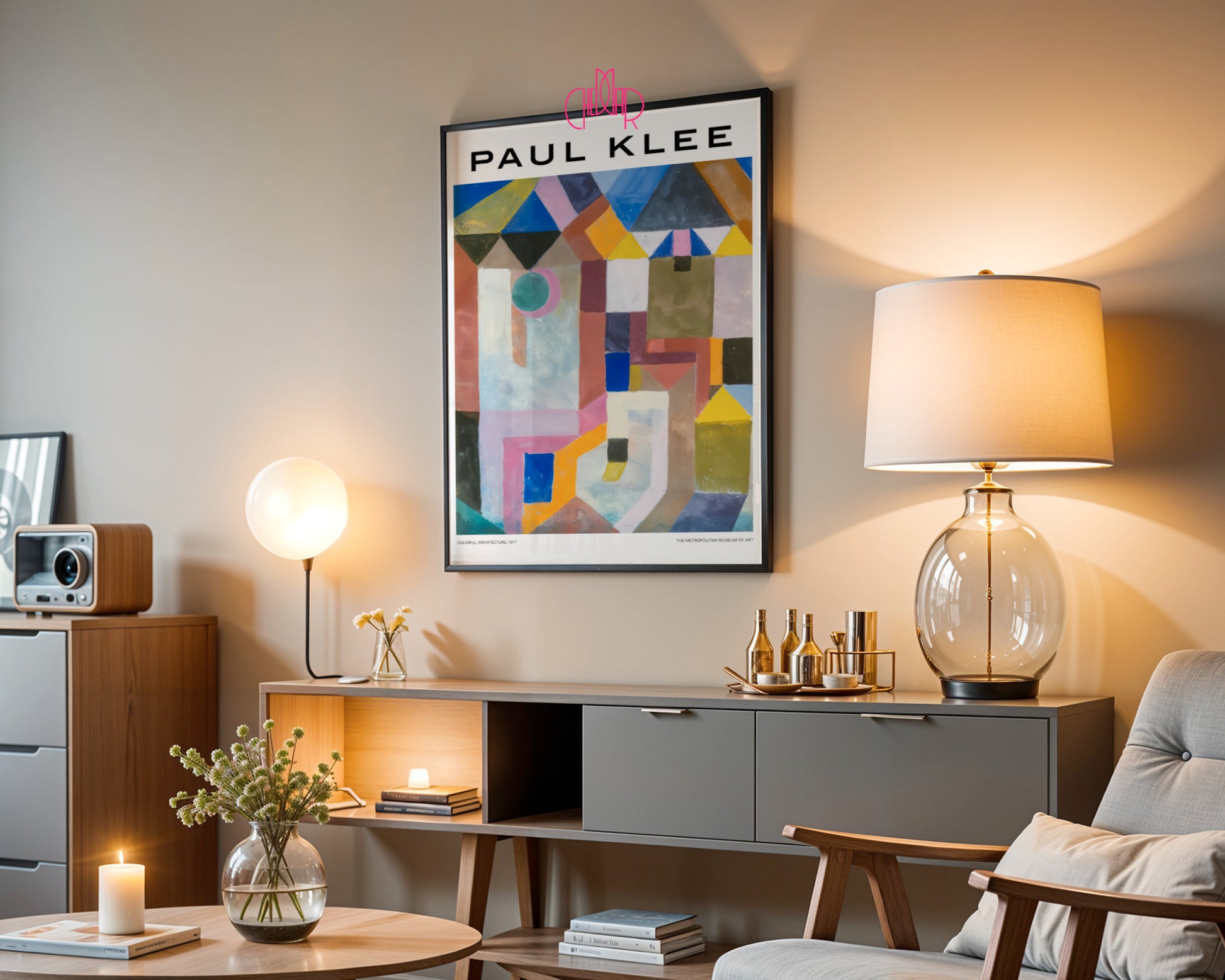 Paul Klee – Colorful Architecture (1917): Geometric Symphony