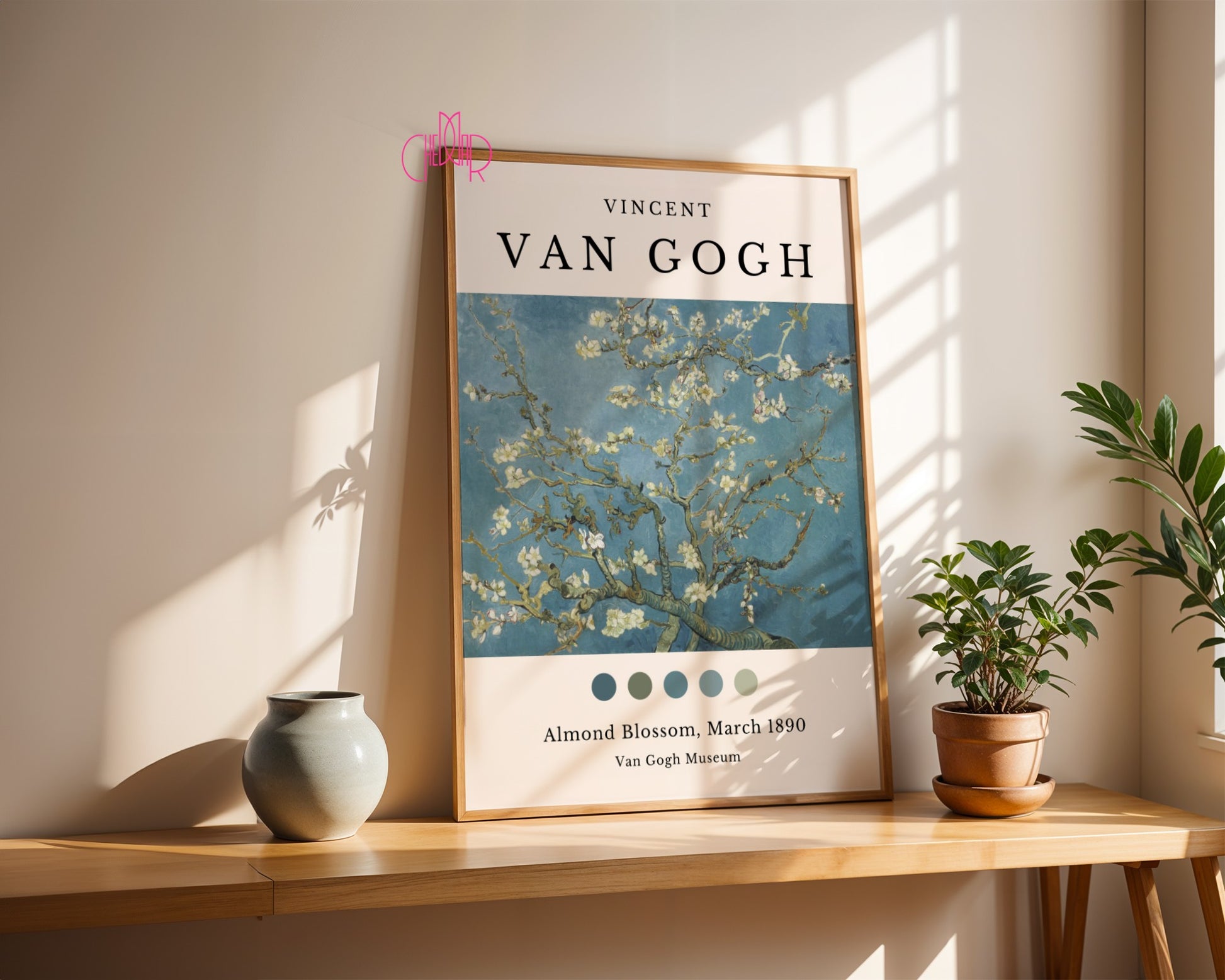 Vincent Van Gogh Blossoming Almonds poster, Van Gogh Museum
