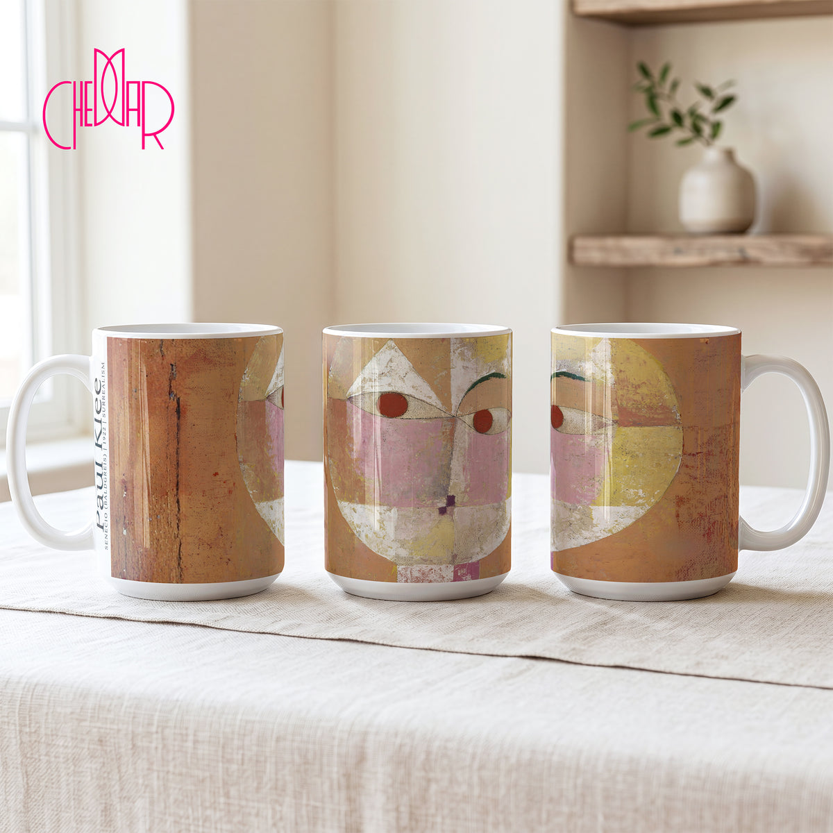 Paul Klee Senecio - Ceramic Art Coffee Mug | CheddarArt