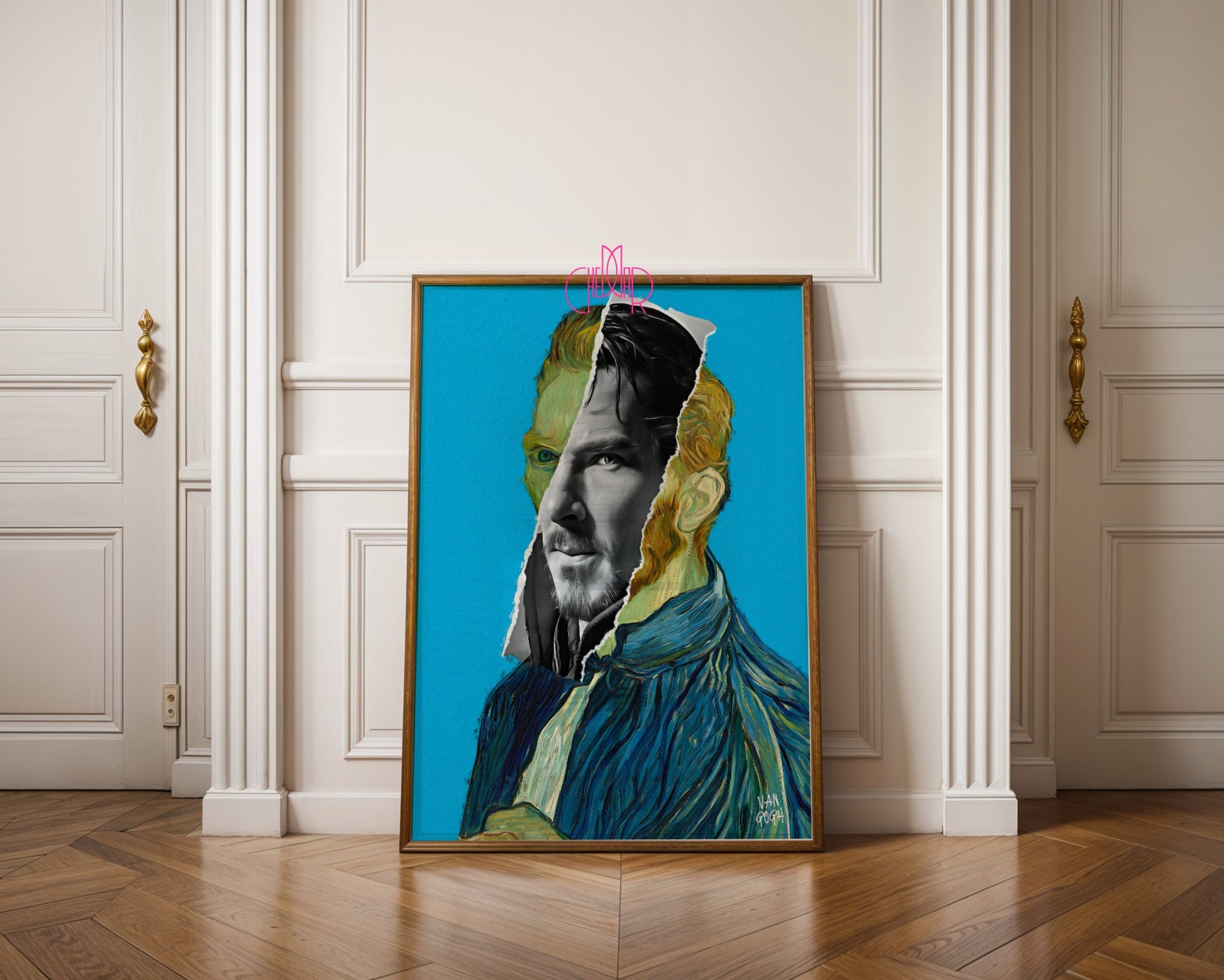 Poster "Self-portrait of Vincent van Gogh" contemporary, avant-garde art 