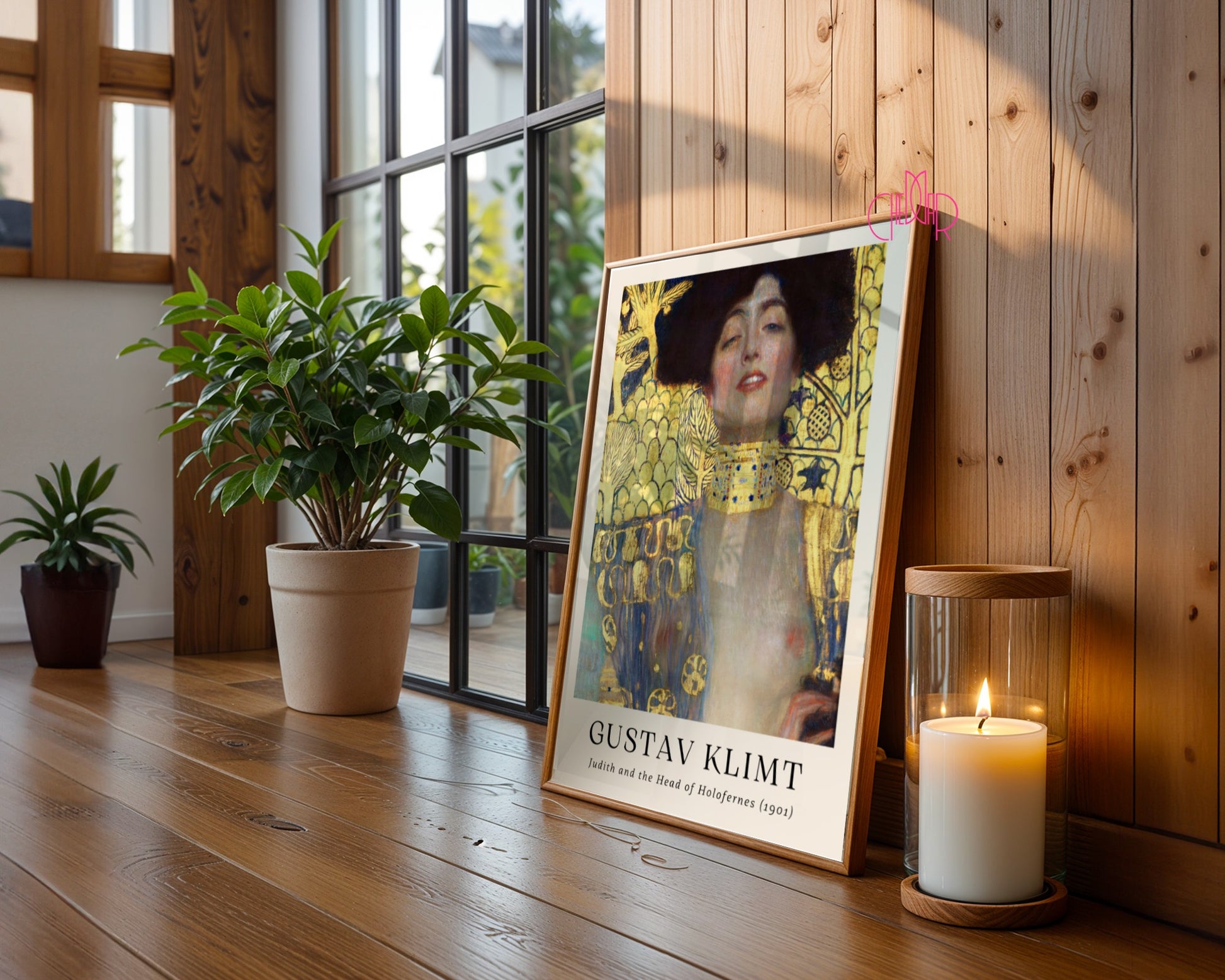 Poster Gustav Klimt Judith and the Head of Holofernes, modern art