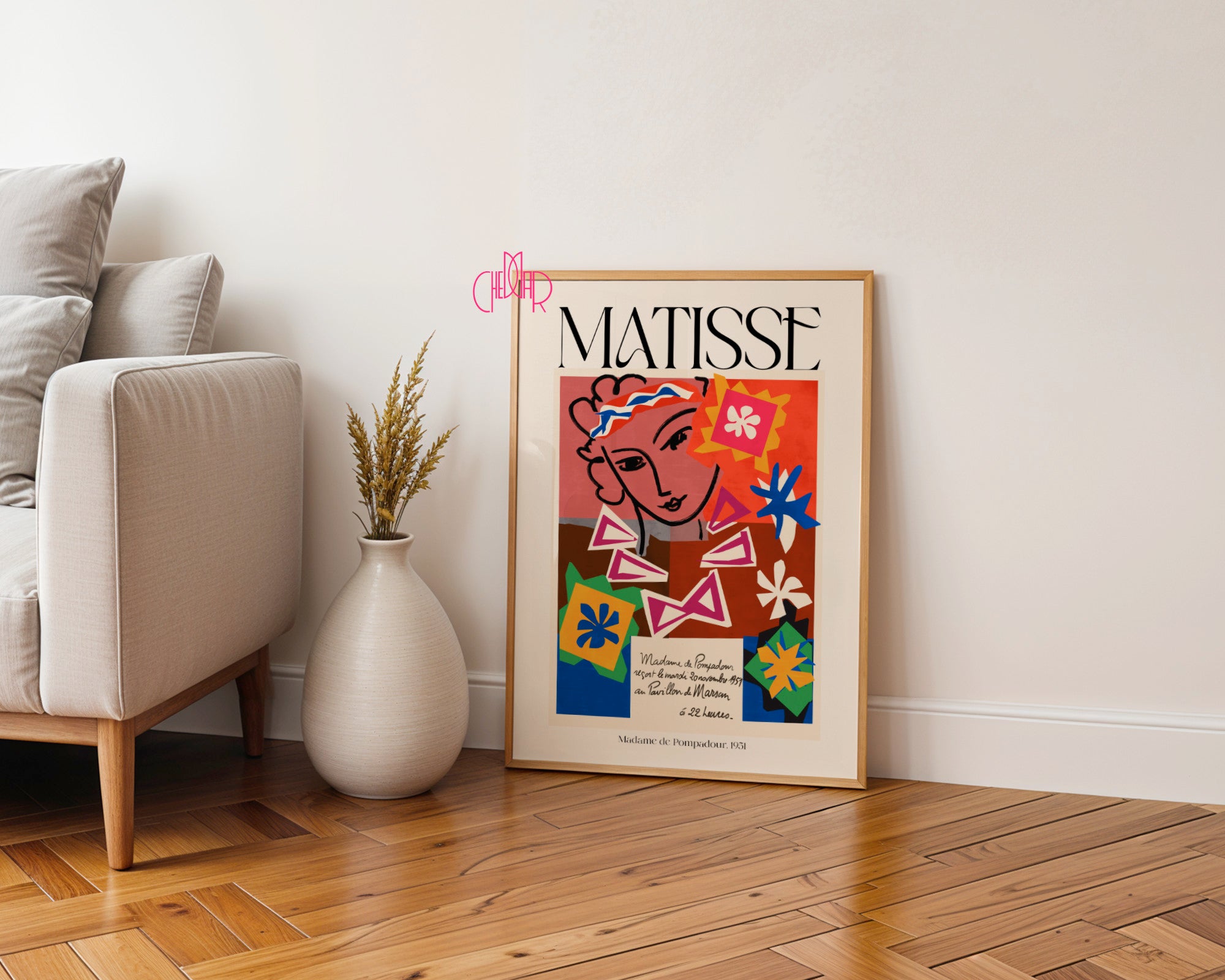 Matisse – Large Decoration with Masks (1953) | Plakat Galeryjny