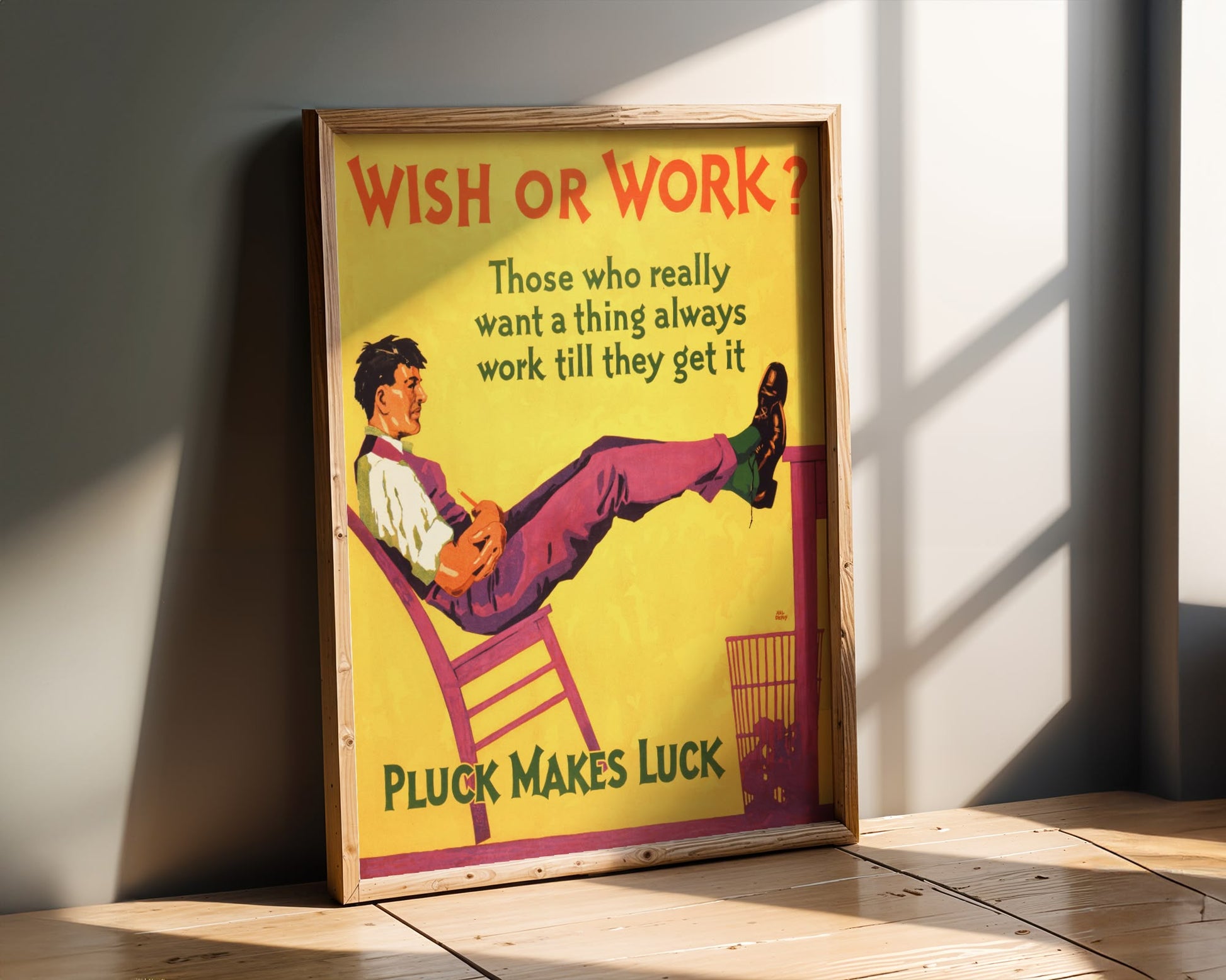 Wish or Work? – Vintage Motivation