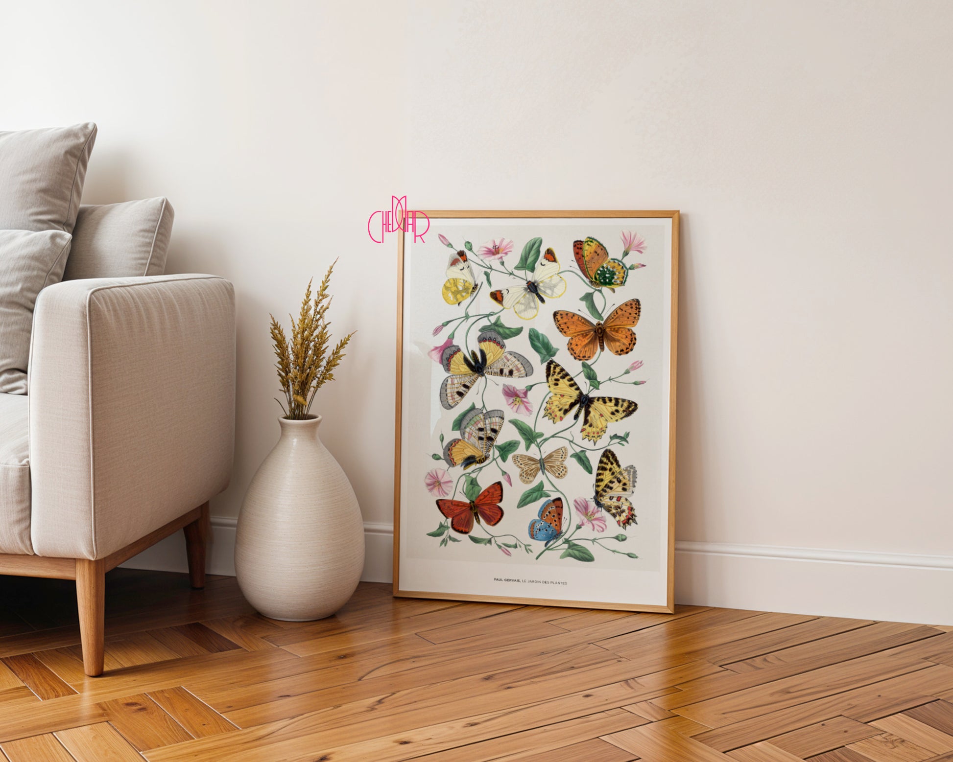 Butterfly Garden Guide - Nature Poster by Paul Gervais