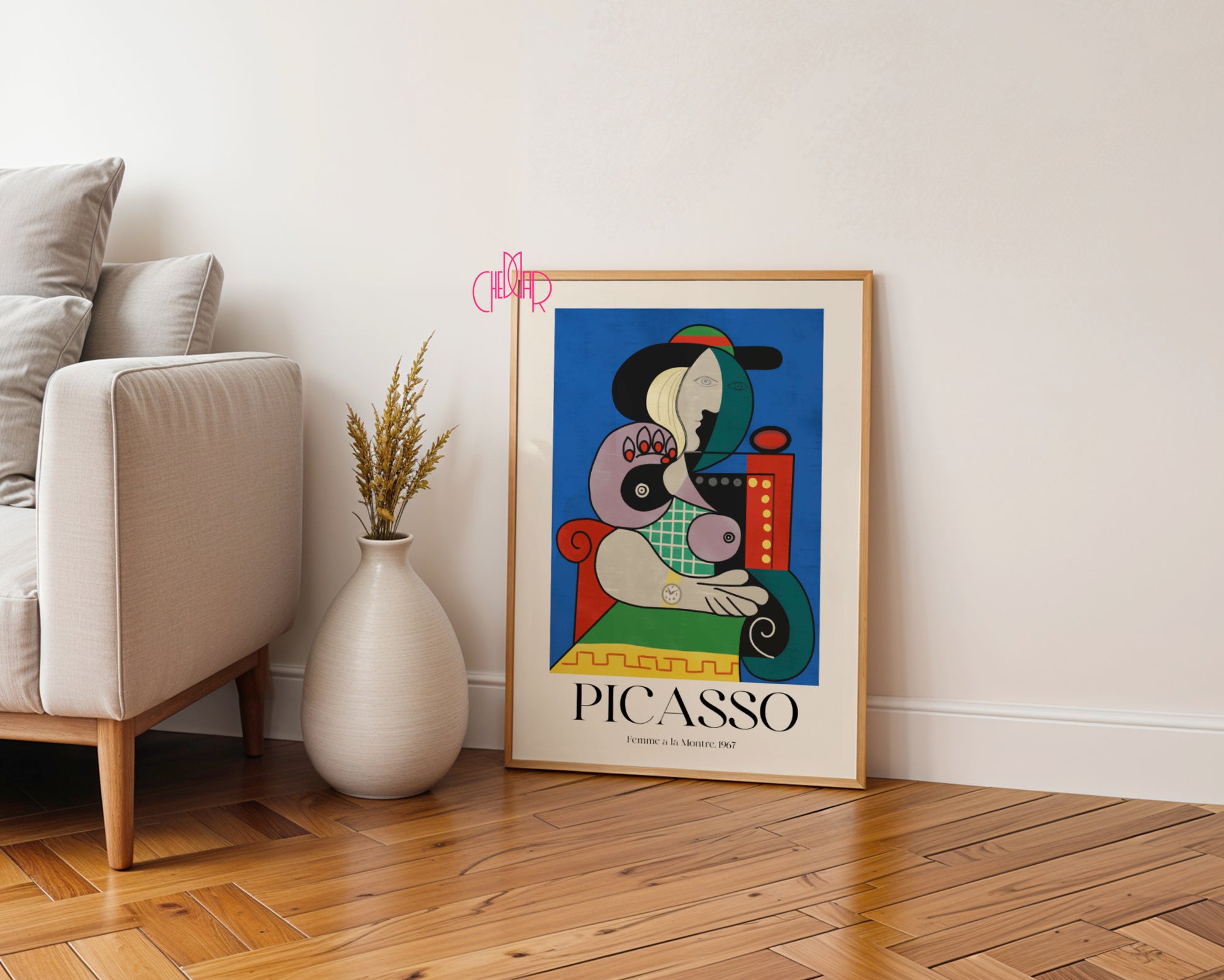 Picasso – Femme à la Montre (Woman with a Watch) 1967 | Surrealist Gallery Poster