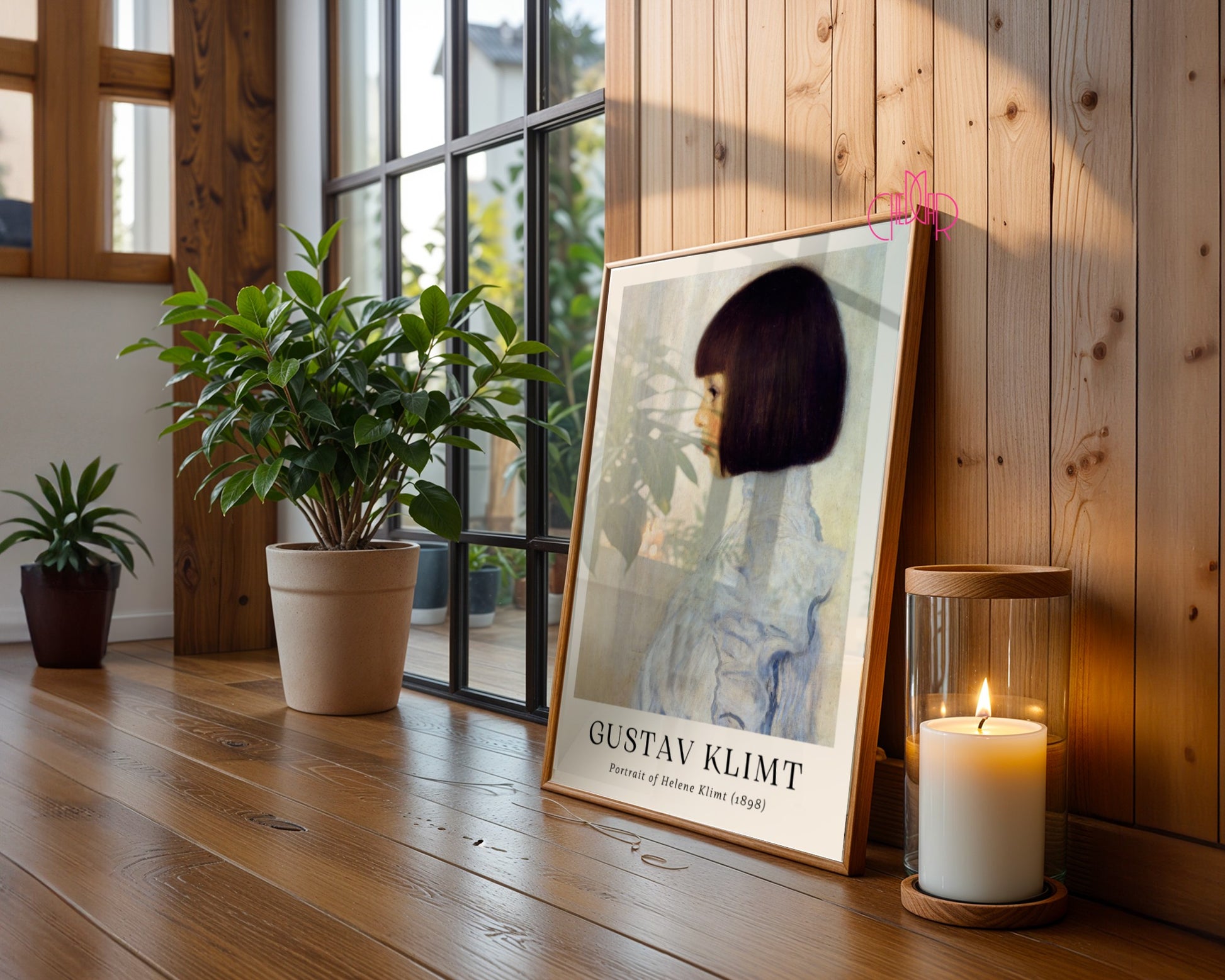 Poster Gustav Klimt portrait of Helena Klimt, modern art