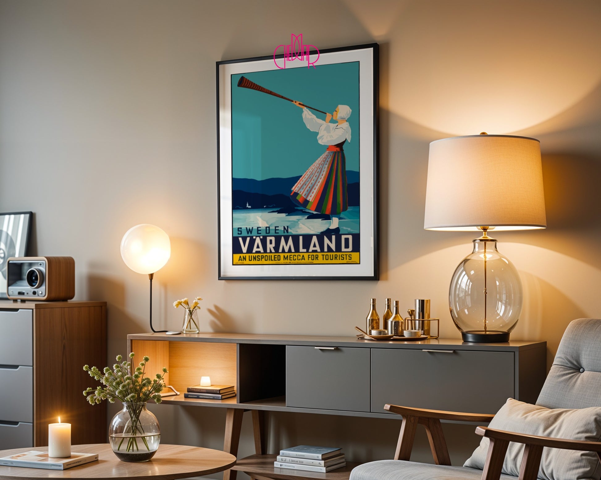 Poster "Sweden – Värmland" – Sweden, Vintage/Retro