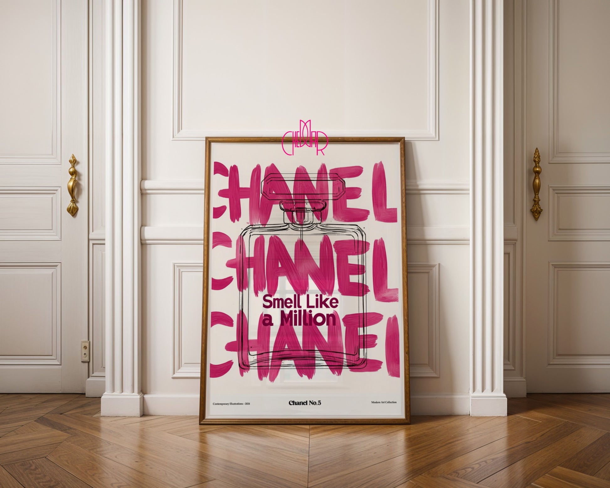 Poster no. 5, Chanel, Small like a Million, humorous