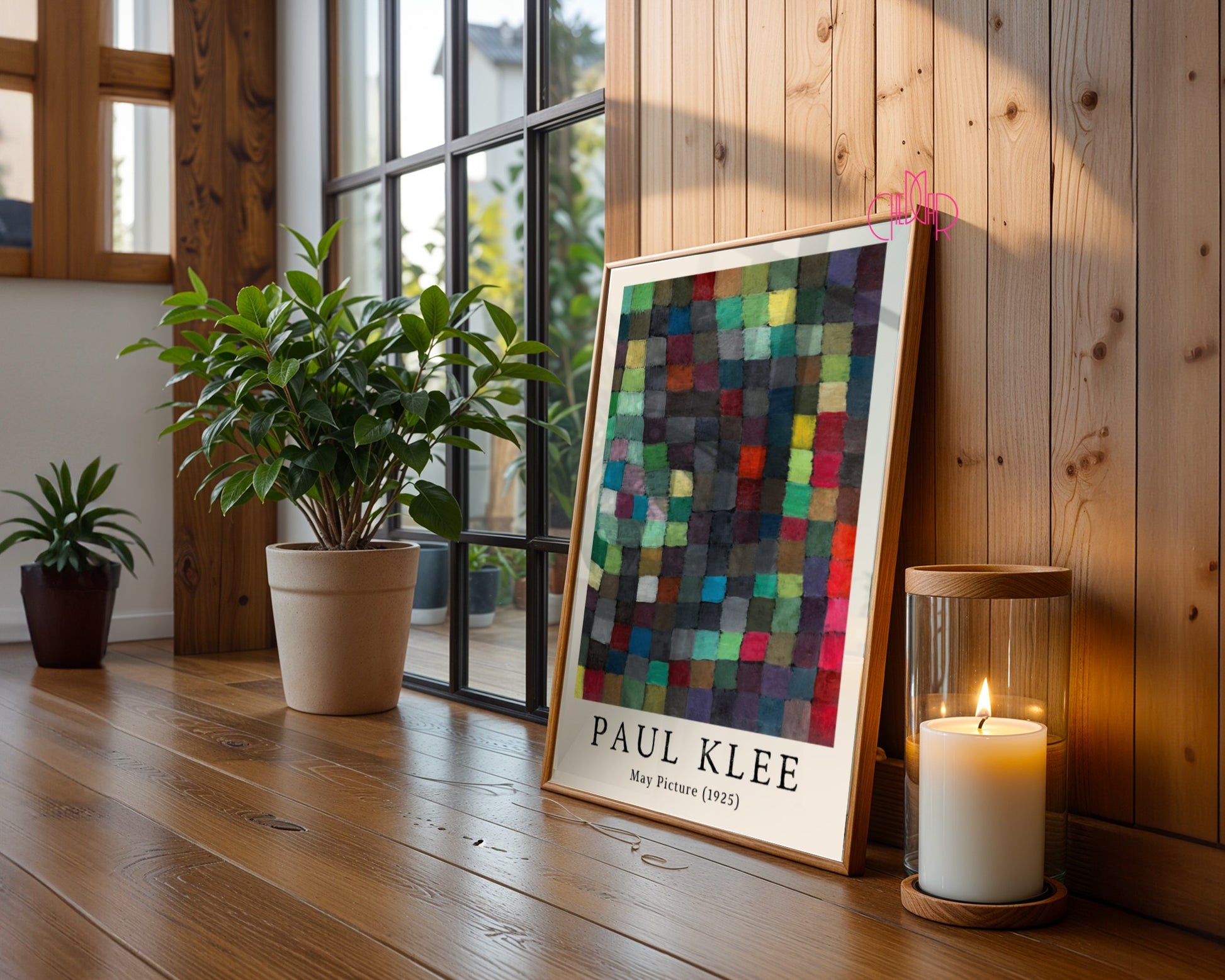 Paul Klee May Picture 1925 poster, cubism, abstraction, squares