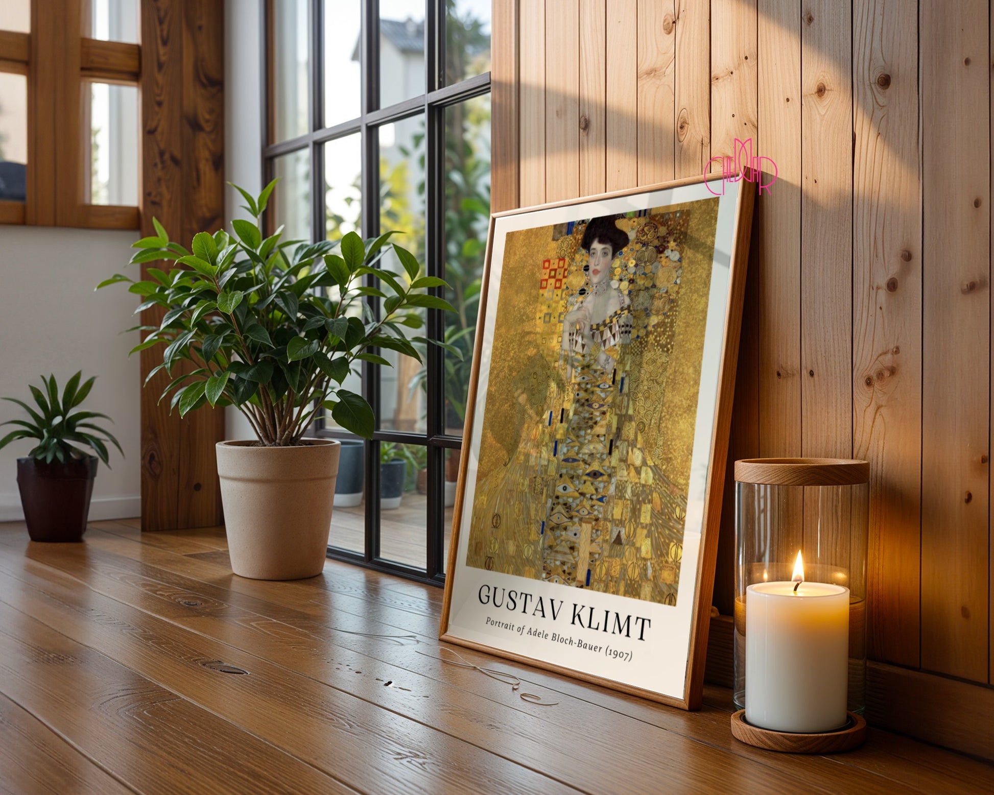 Poster Gustav Klimt portrait of Adele Bloch-Bauer, contemporary art
