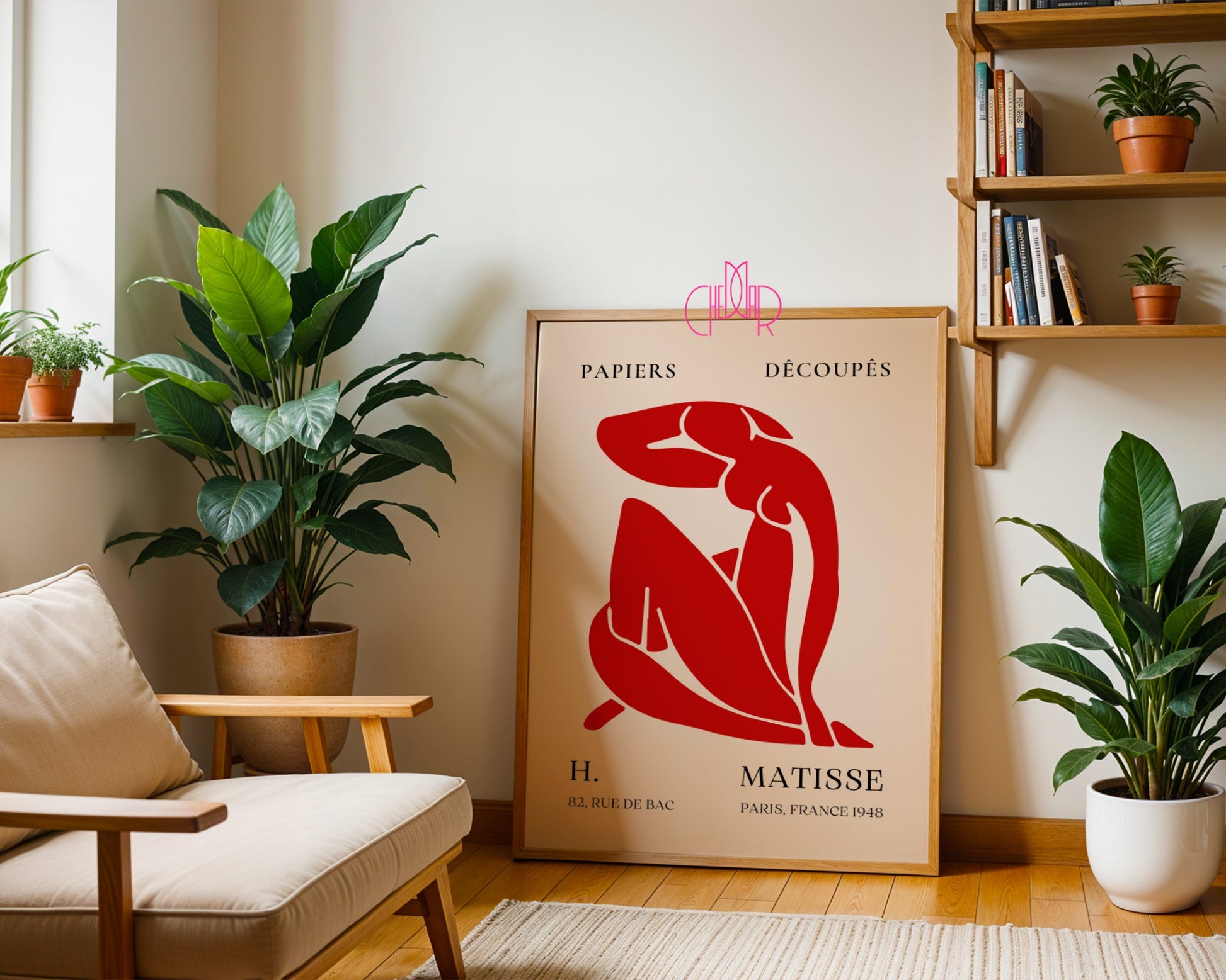 Henri Matisse Paper Clippings poster set, Paris, France