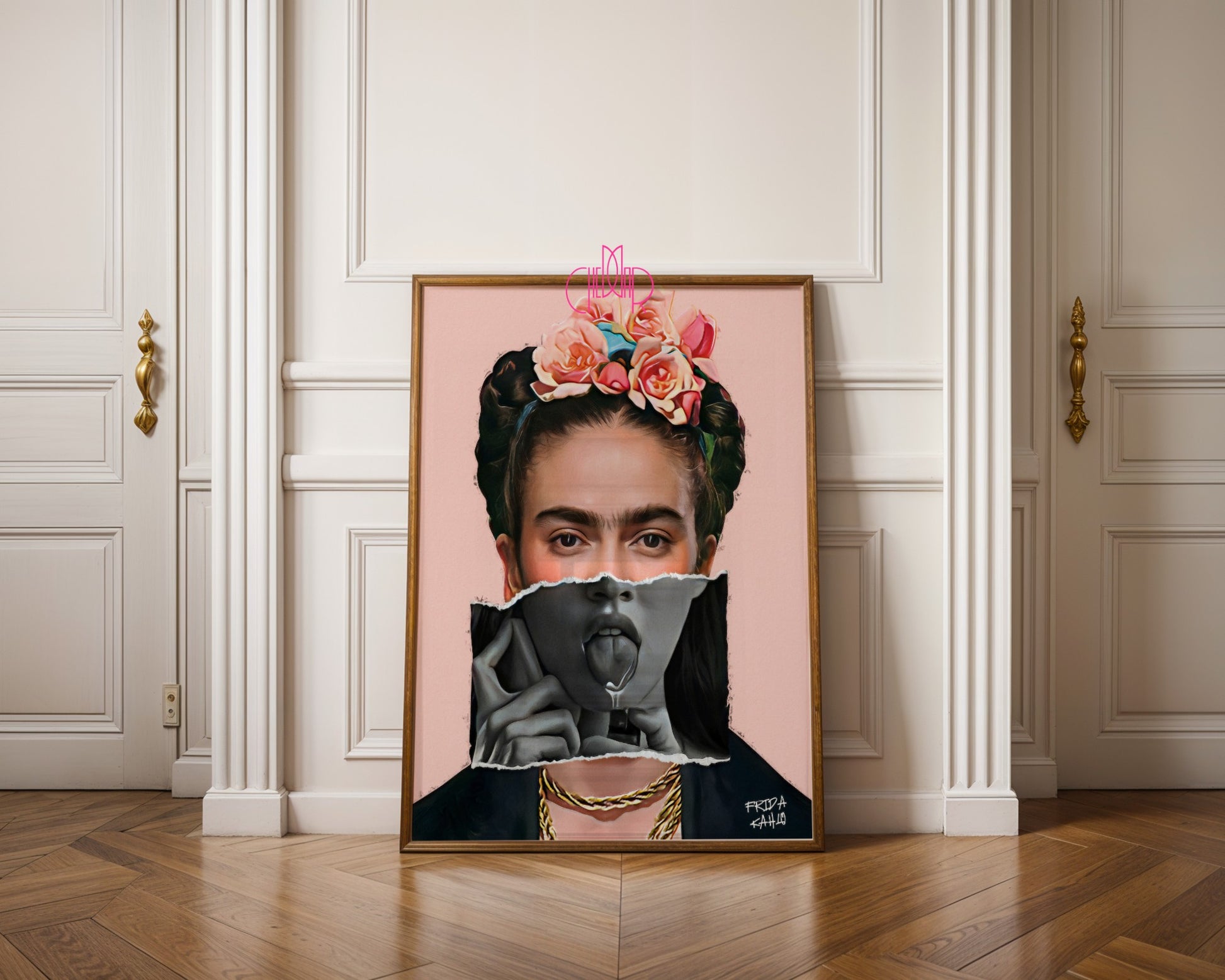 Poster "Frida Kahlo - portrait", avant-garde, contemporary art