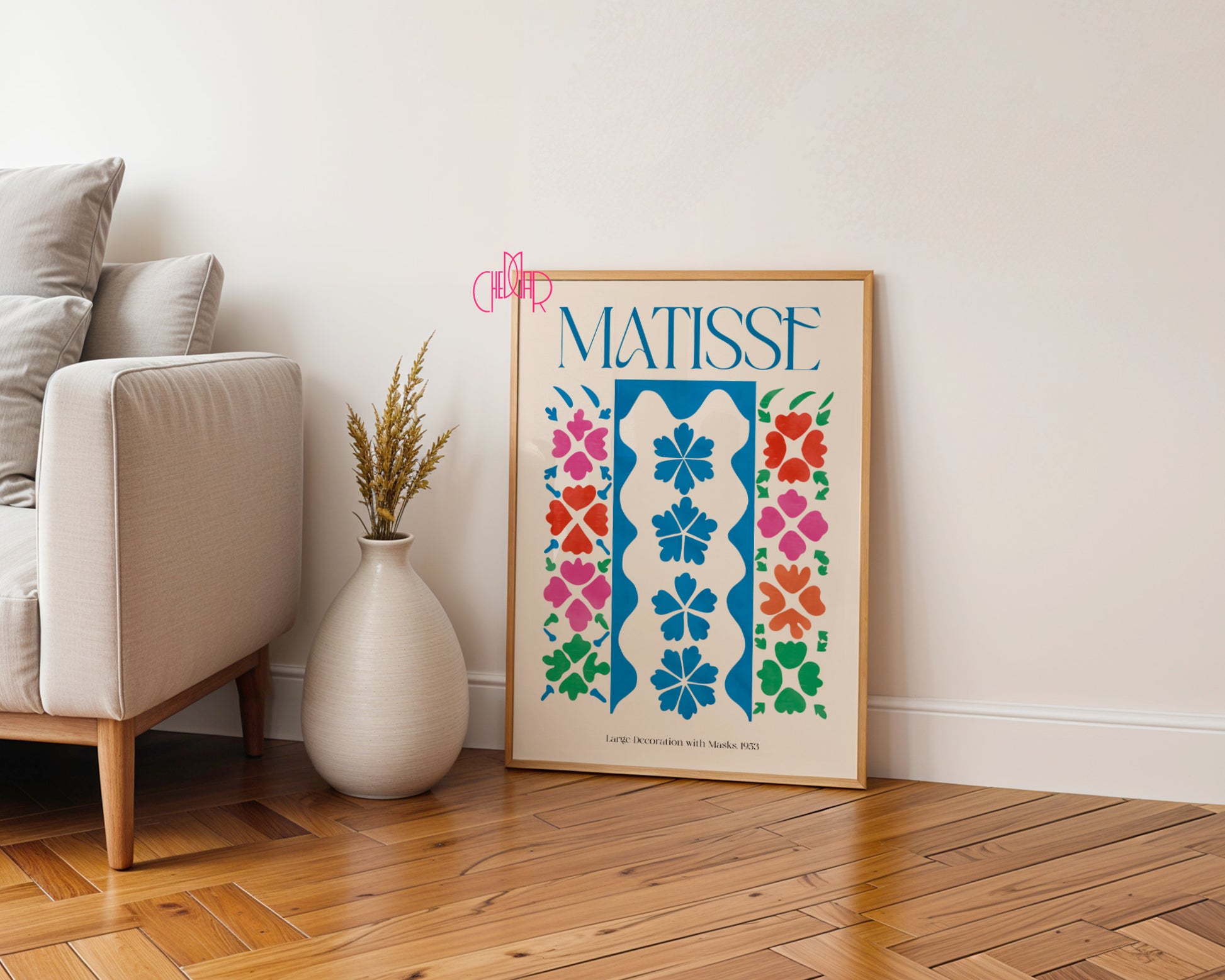 Matisse – Large Decoration with Masks (1953) | Plakat Galeryjny Cut-Out