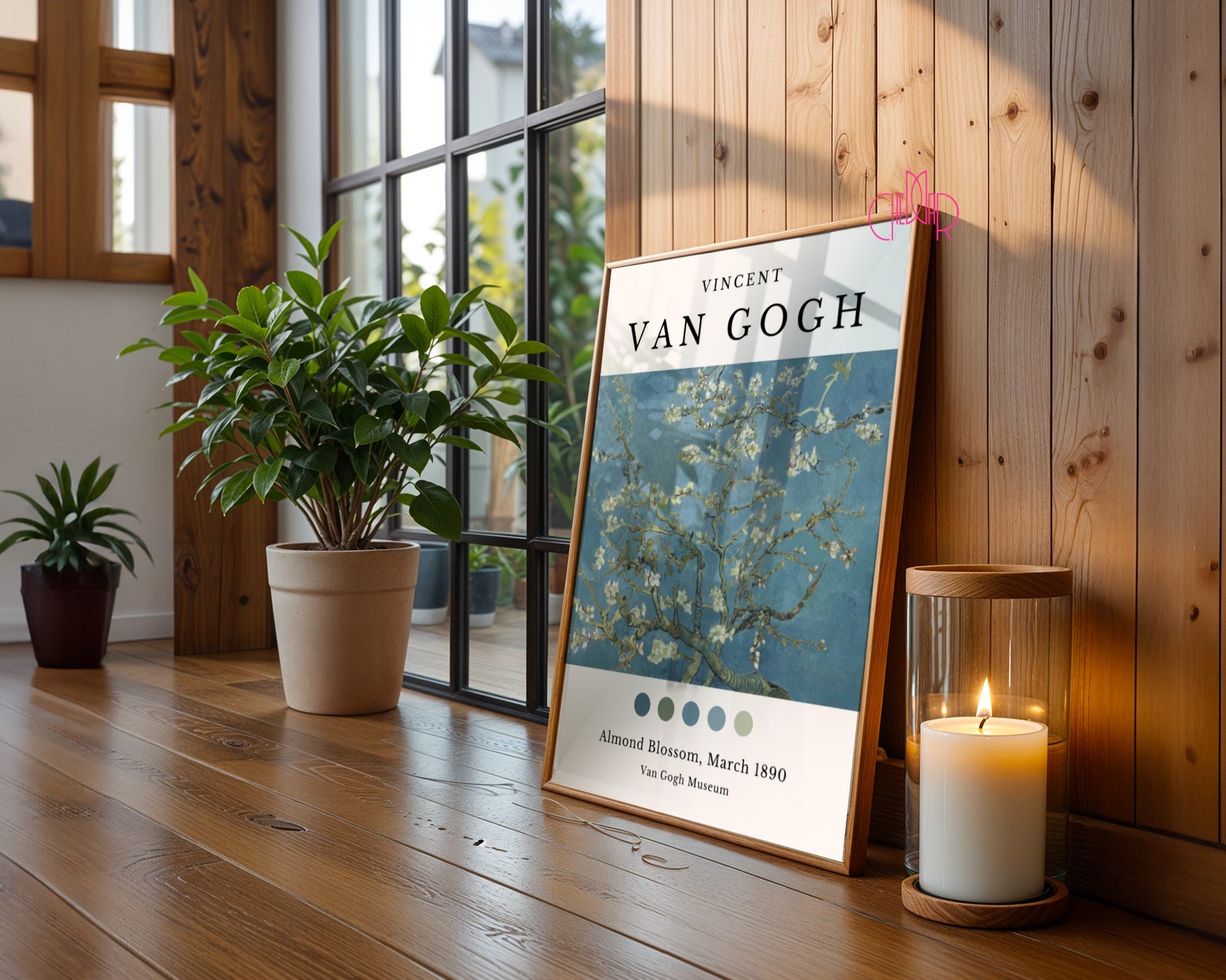 Vincent Van Gogh Blossoming Almonds poster, Van Gogh Museum