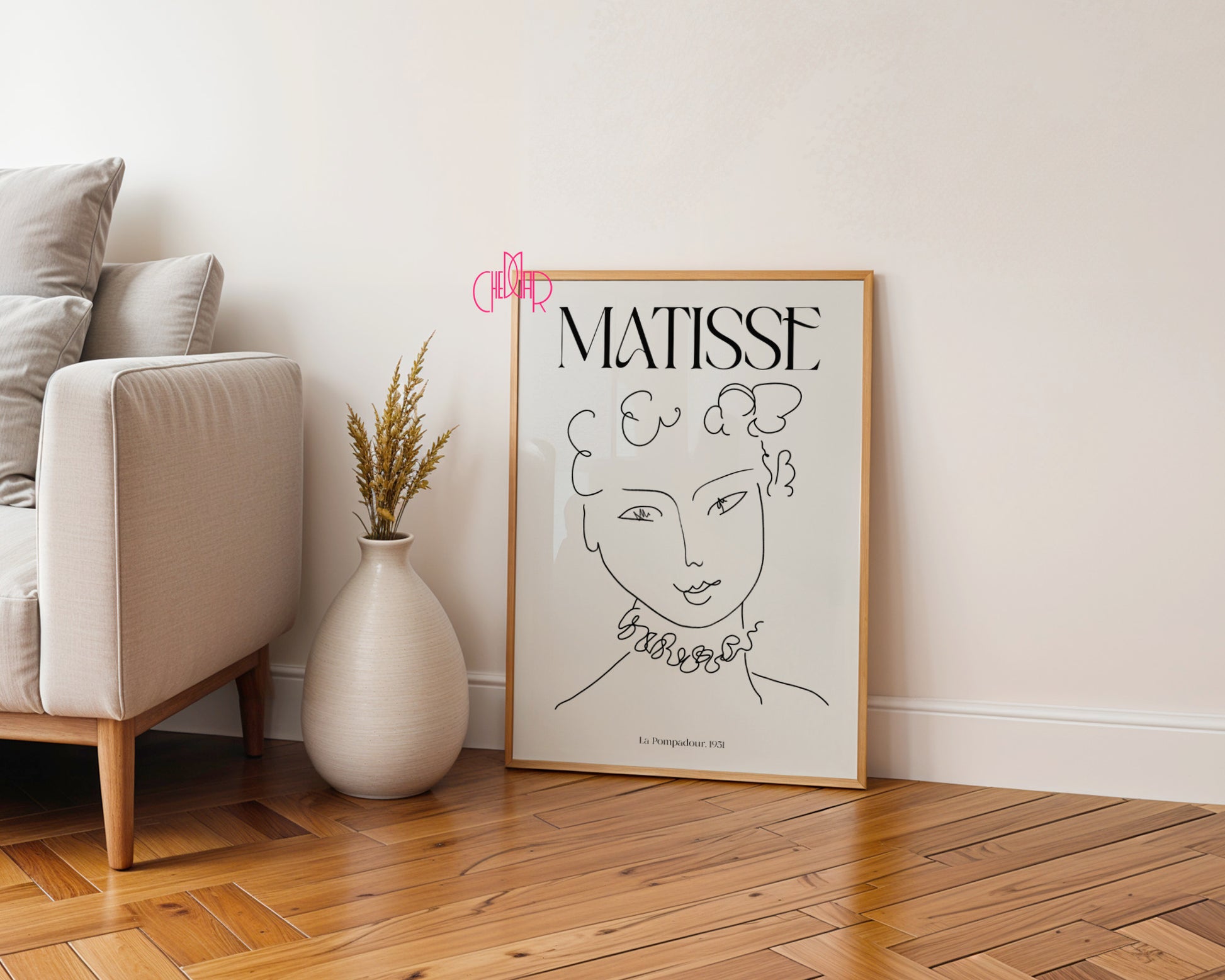 Matisse – La Pompadour 1951 | Plakat Galeryjny Line Art