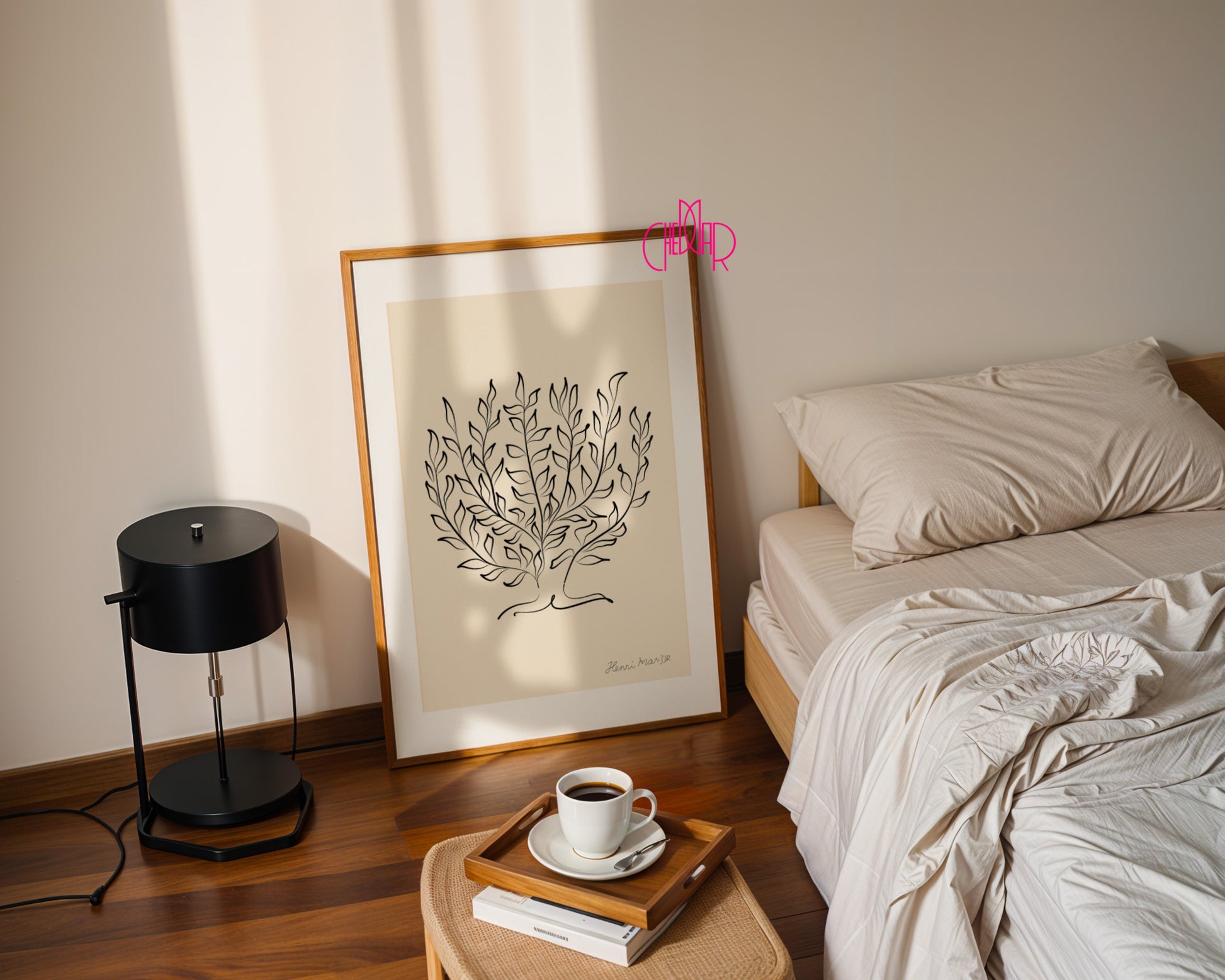 Henri Matisse – Mediterranean Tree: Minimalist Line Art