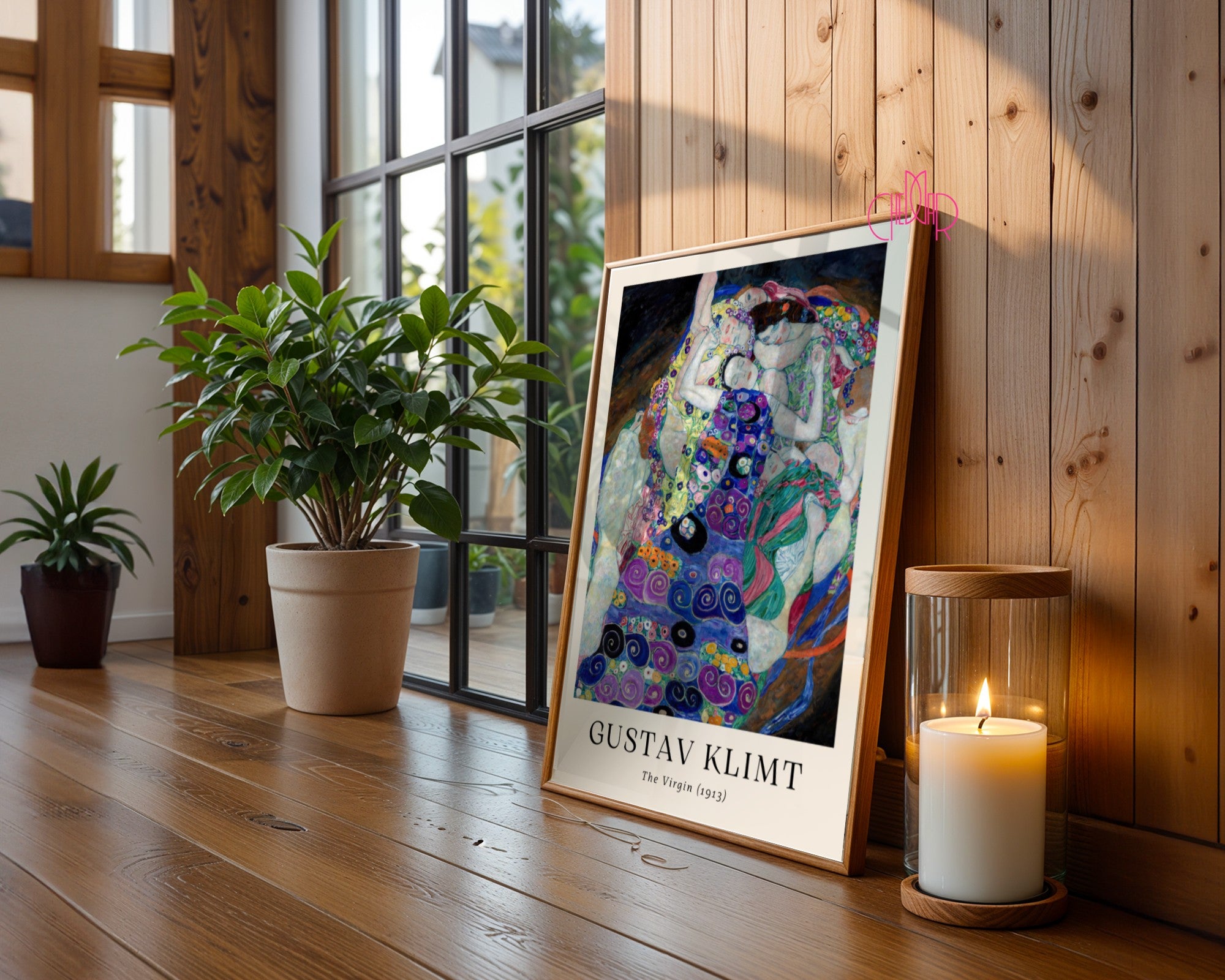 Poster Gustav Klimt The Virgin, virgin, contemporary art